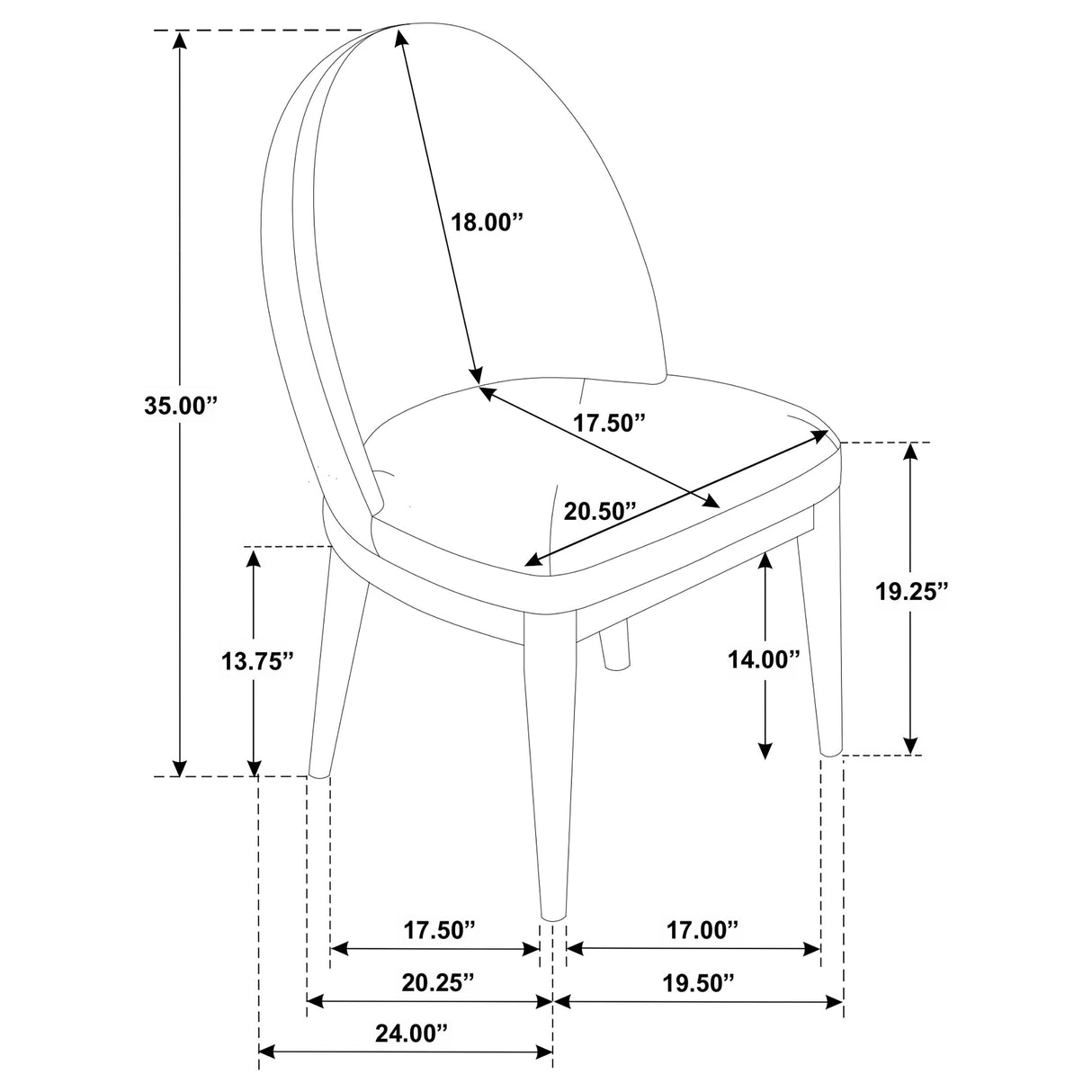 Solano Dining Side Chair - Furniture World