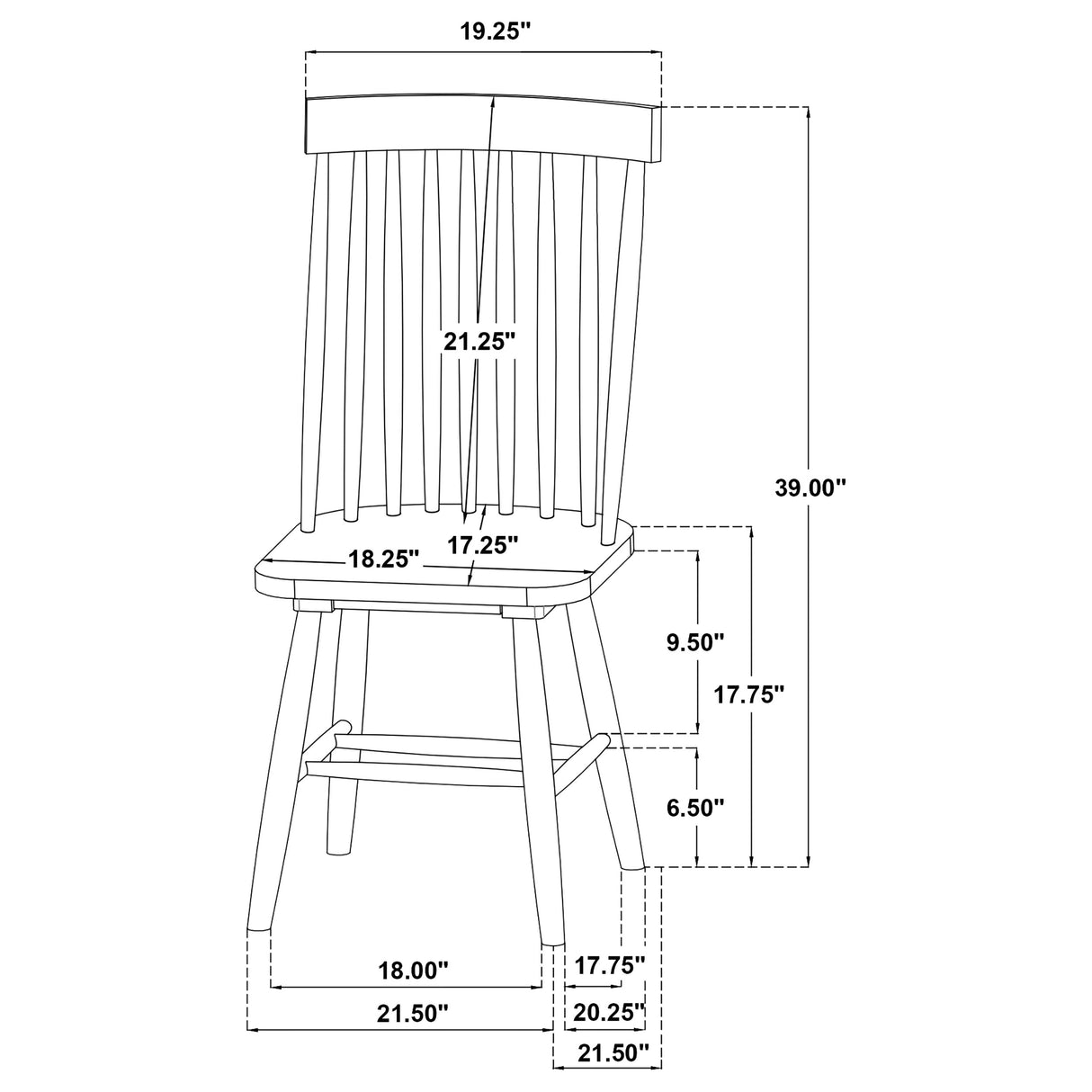 Andrews Dining Side Chair - Furniture World
