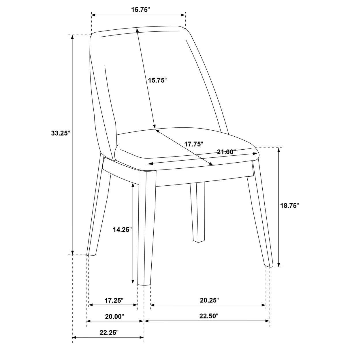 Franklin Dining Side Chair - Furniture World