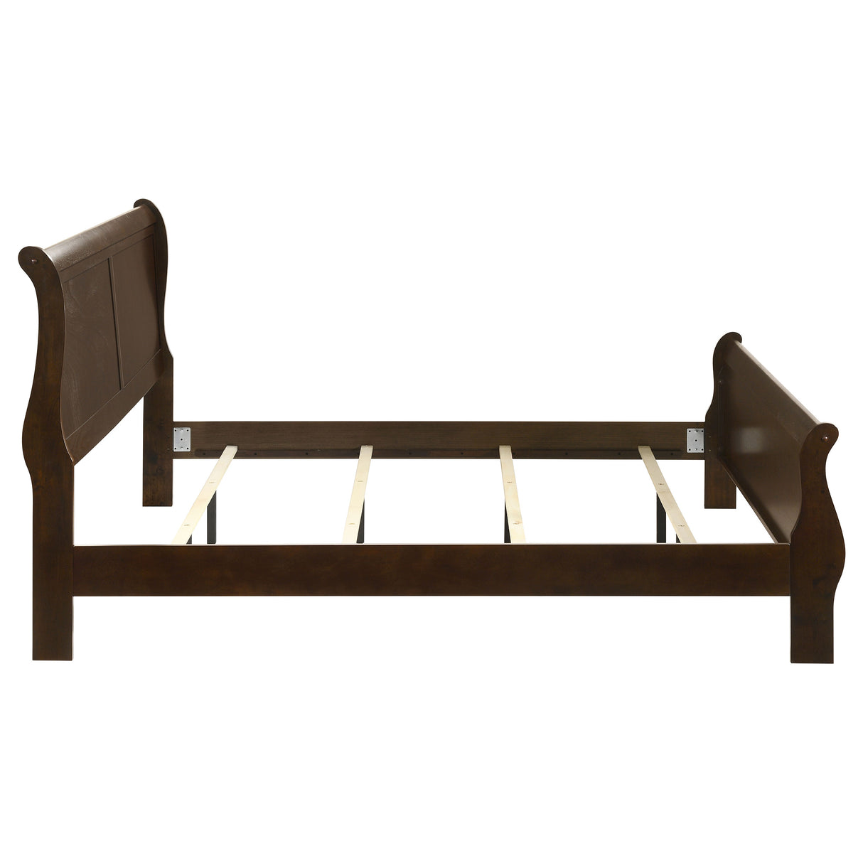 Louis Philippe Sleigh Panel Bed - Furniture World