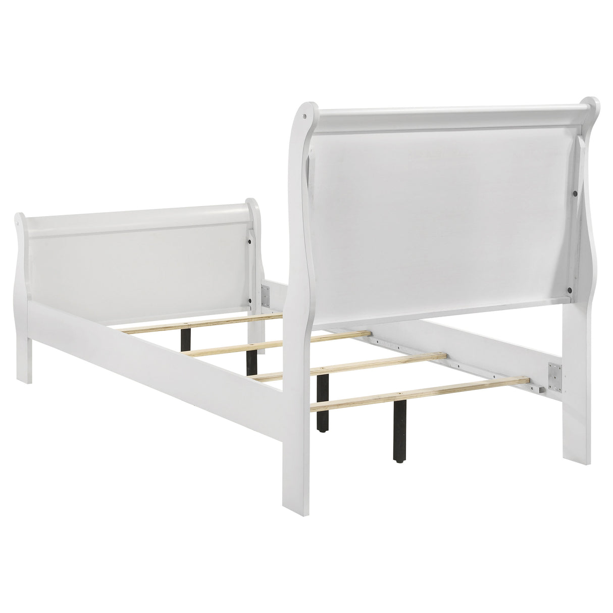Louis Philippe Sleigh Panel Bed - Furniture World