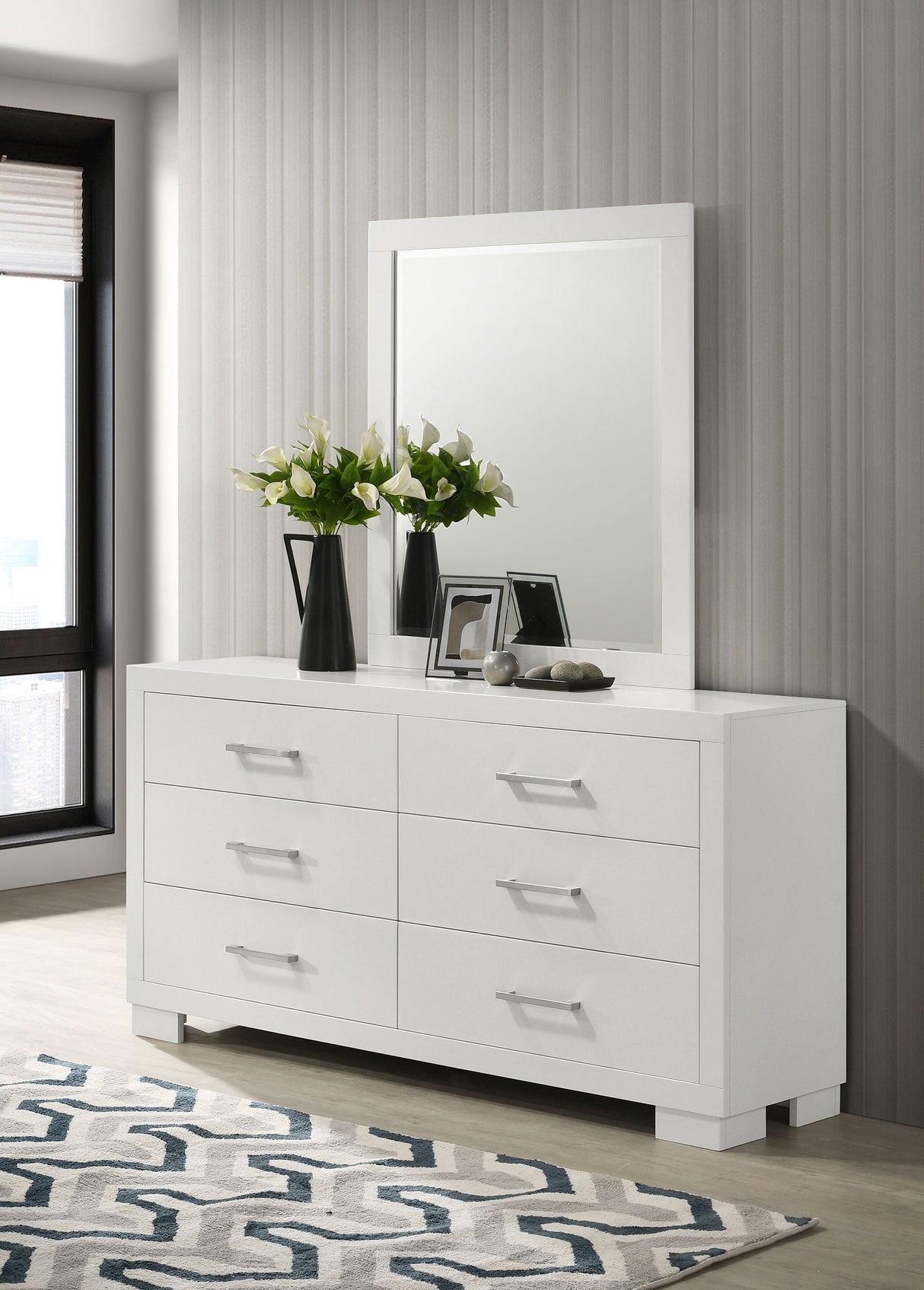 Jessica Dresser with Mirror - Furniture World