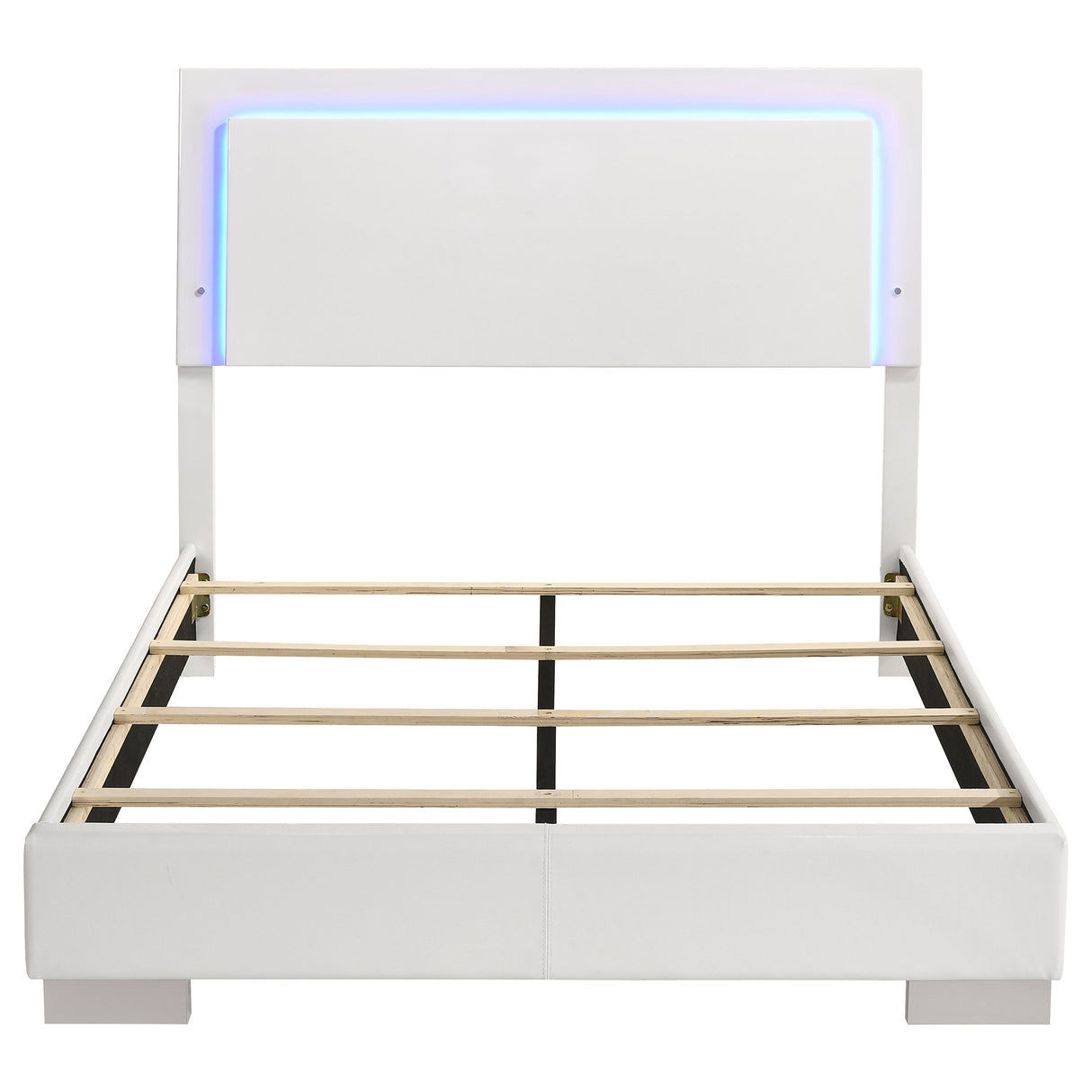 Felicity Panel Bed with LED Lighting - Furniture World
