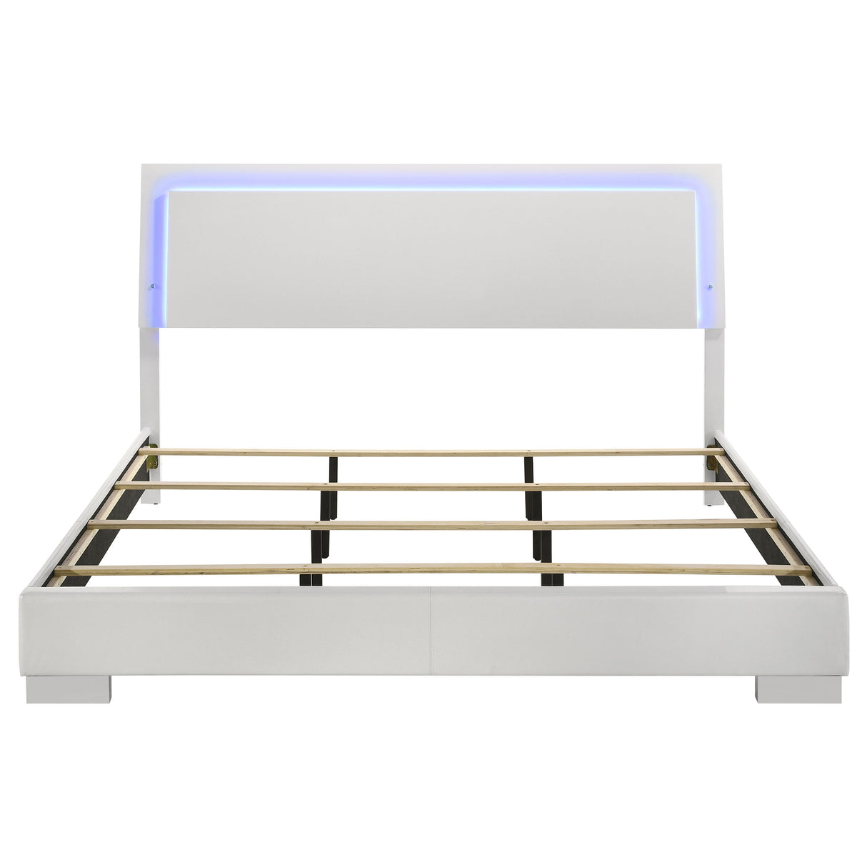 Felicity Panel Bed with LED Lighting - Furniture World