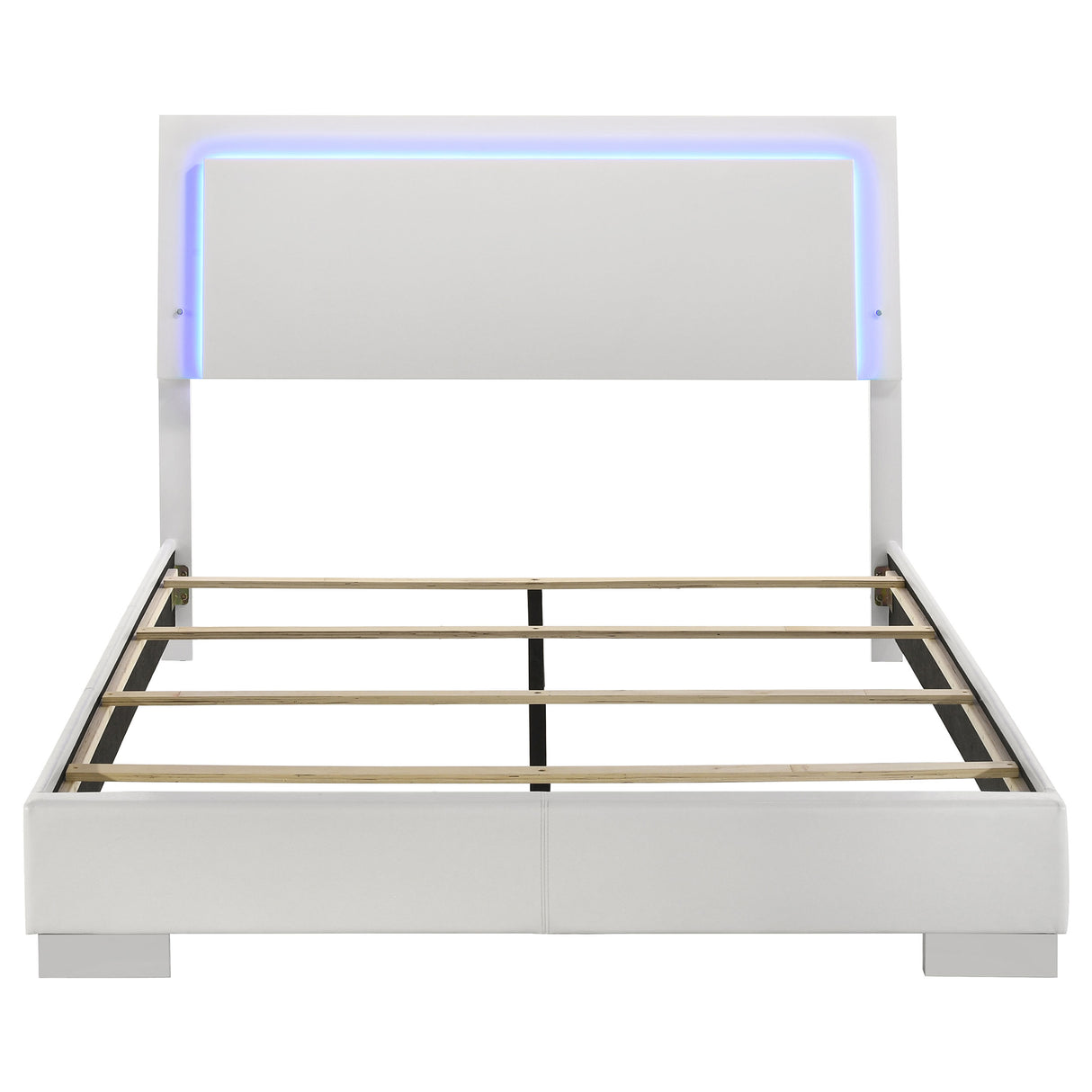 Felicity Panel Bed with LED Lighting - Furniture World