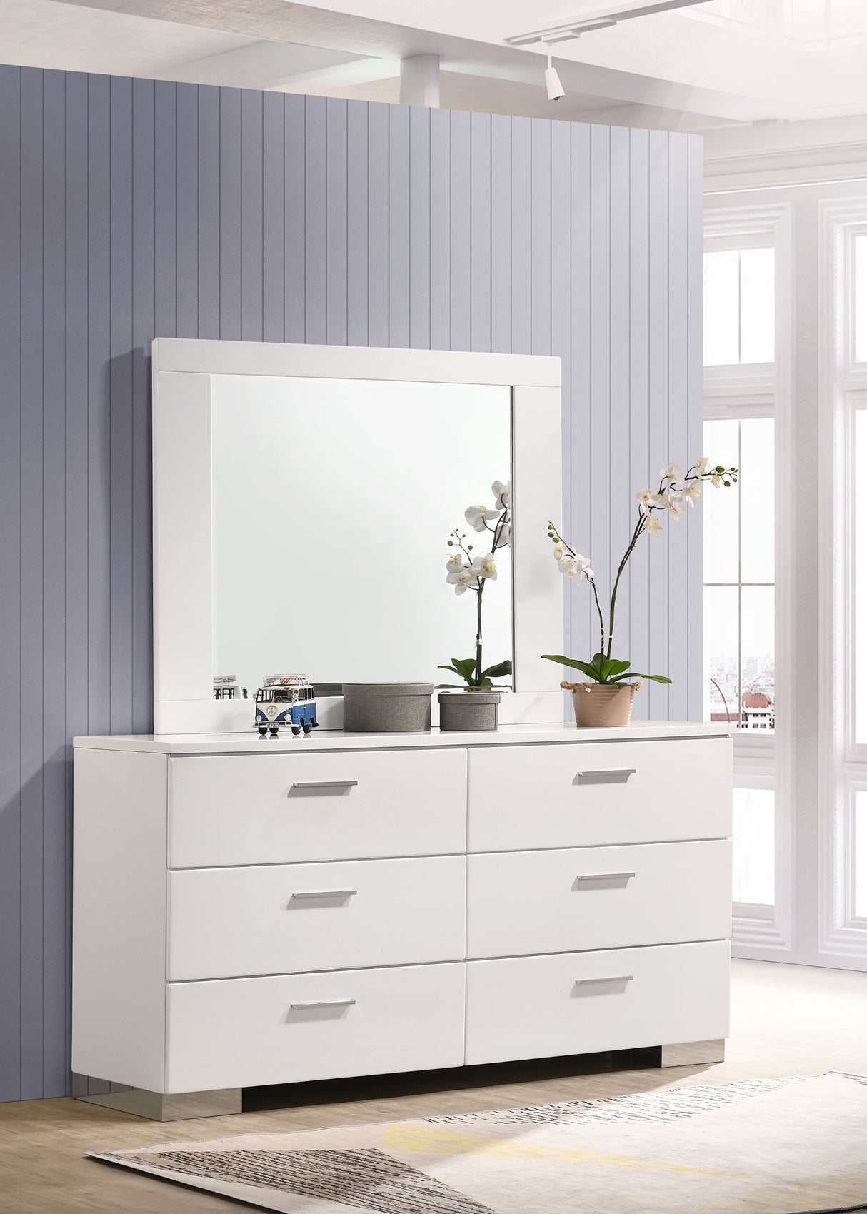 Felicity Dresser with Mirror - Furniture World