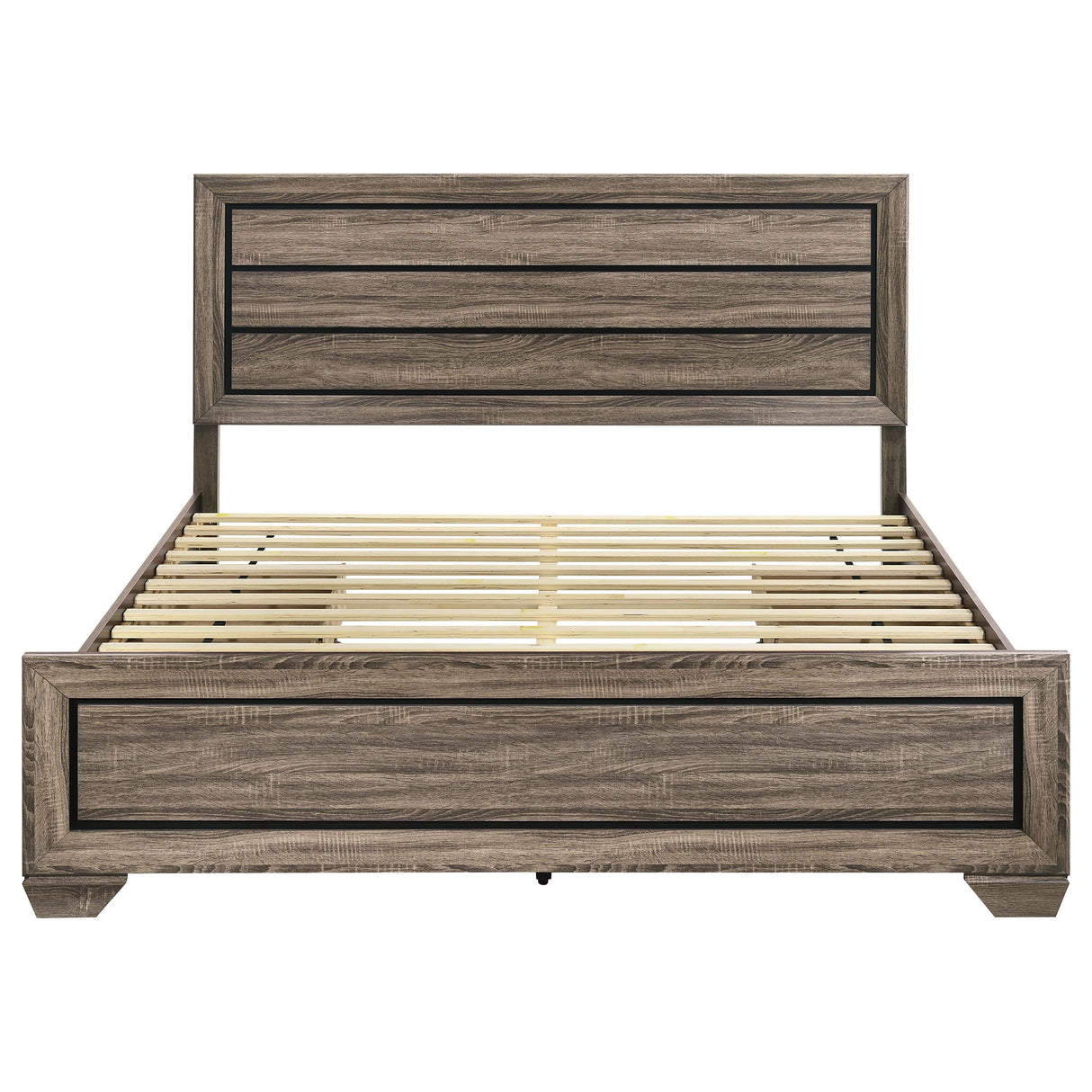 Kauffman Panel Platform Storage Bed - Furniture World