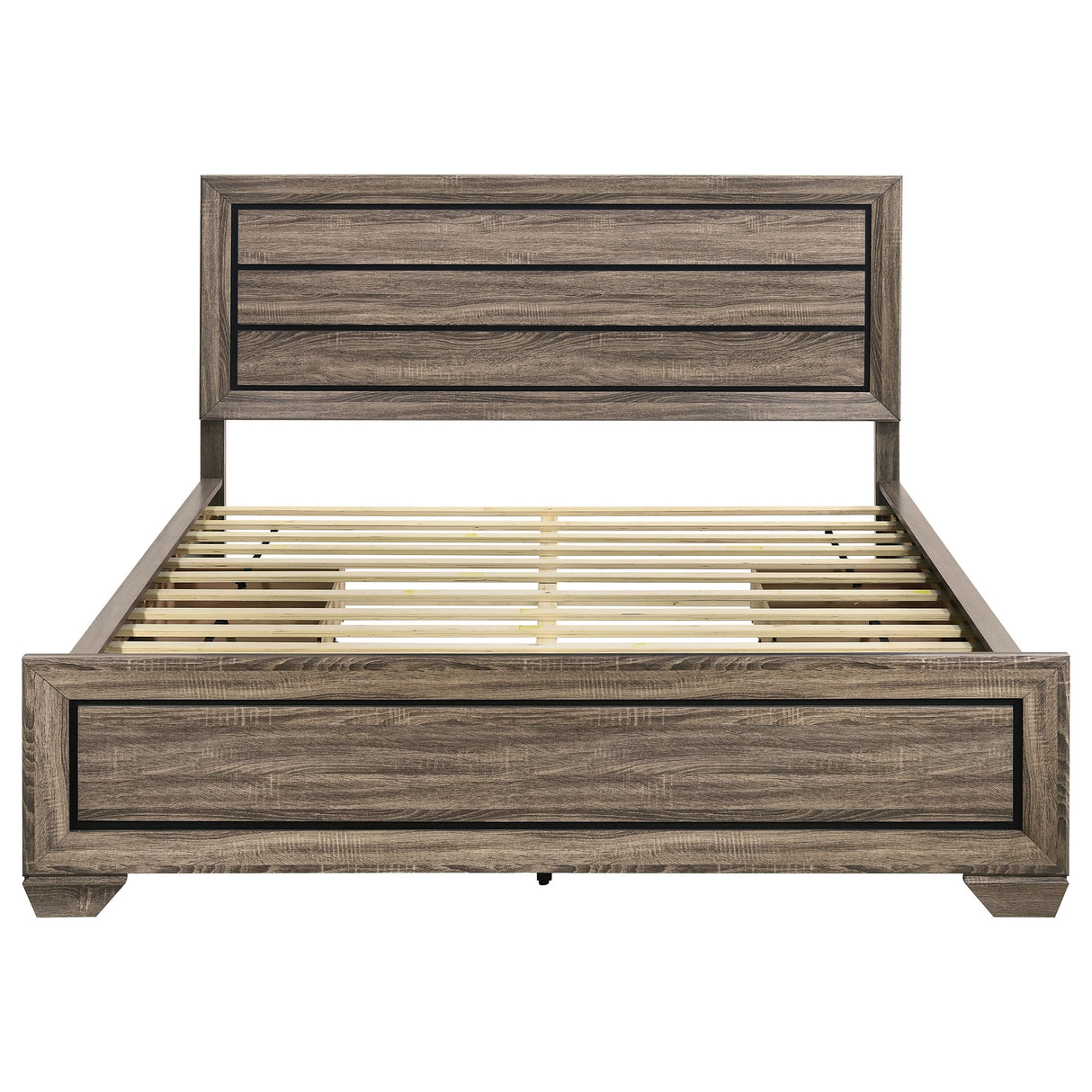Kauffman Panel Platform Storage Bed - Furniture World