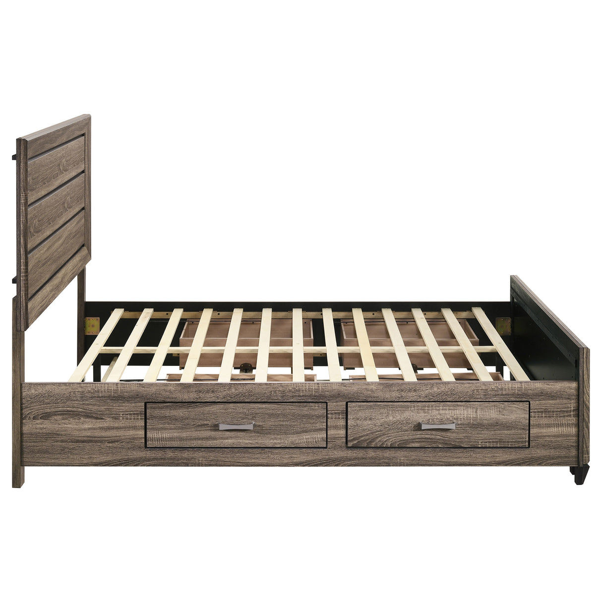 Kauffman Panel Platform Storage Bed - Furniture World
