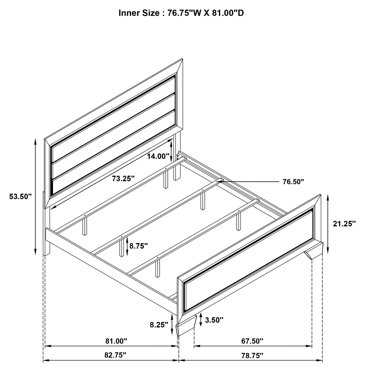 Kauffman Panel Bed - Furniture World