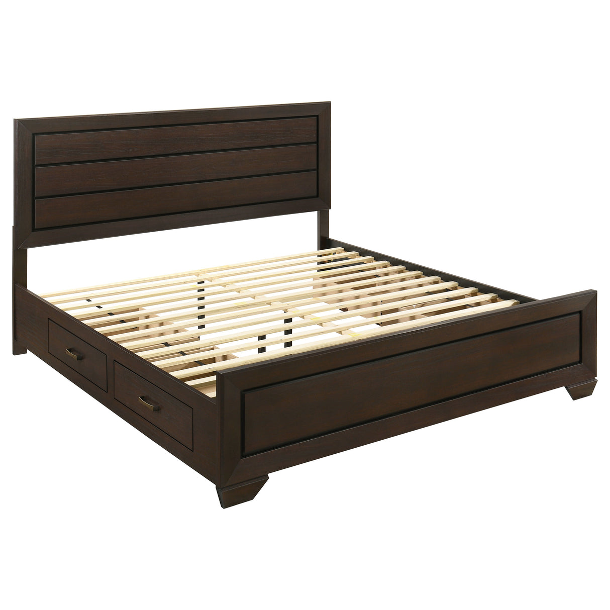 Kauffman Panel Platform Storage Bed - Furniture World