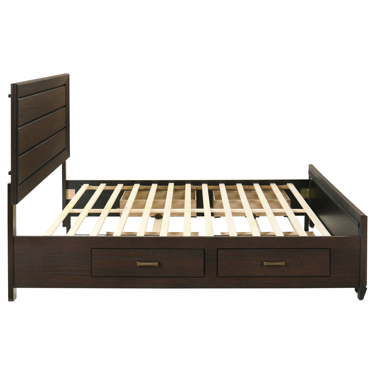 Kauffman Panel Platform Storage Bed - Furniture World