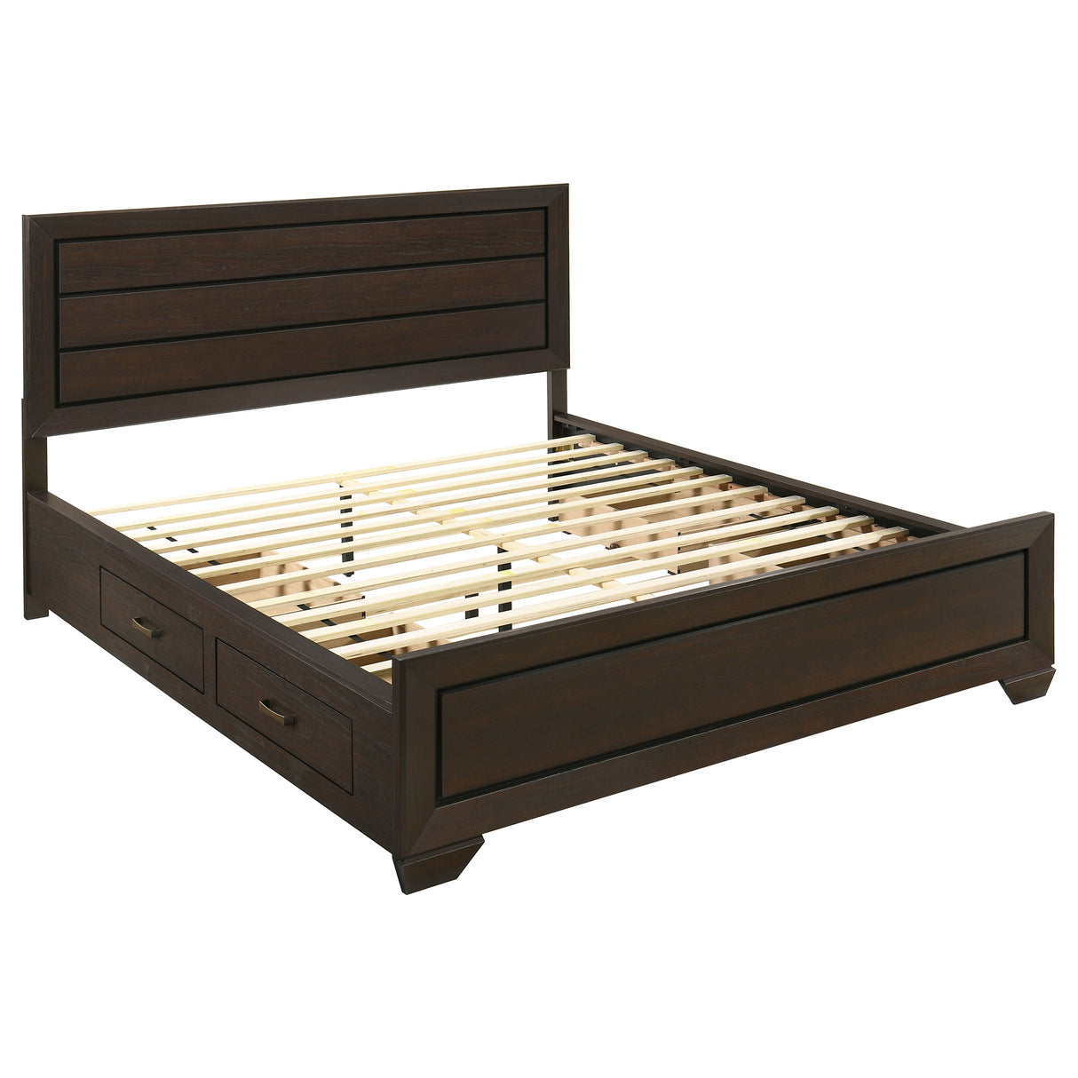 Kauffman Panel Platform Storage Bed - Furniture World