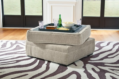 Calnita Ottoman With Storage - Furniture World