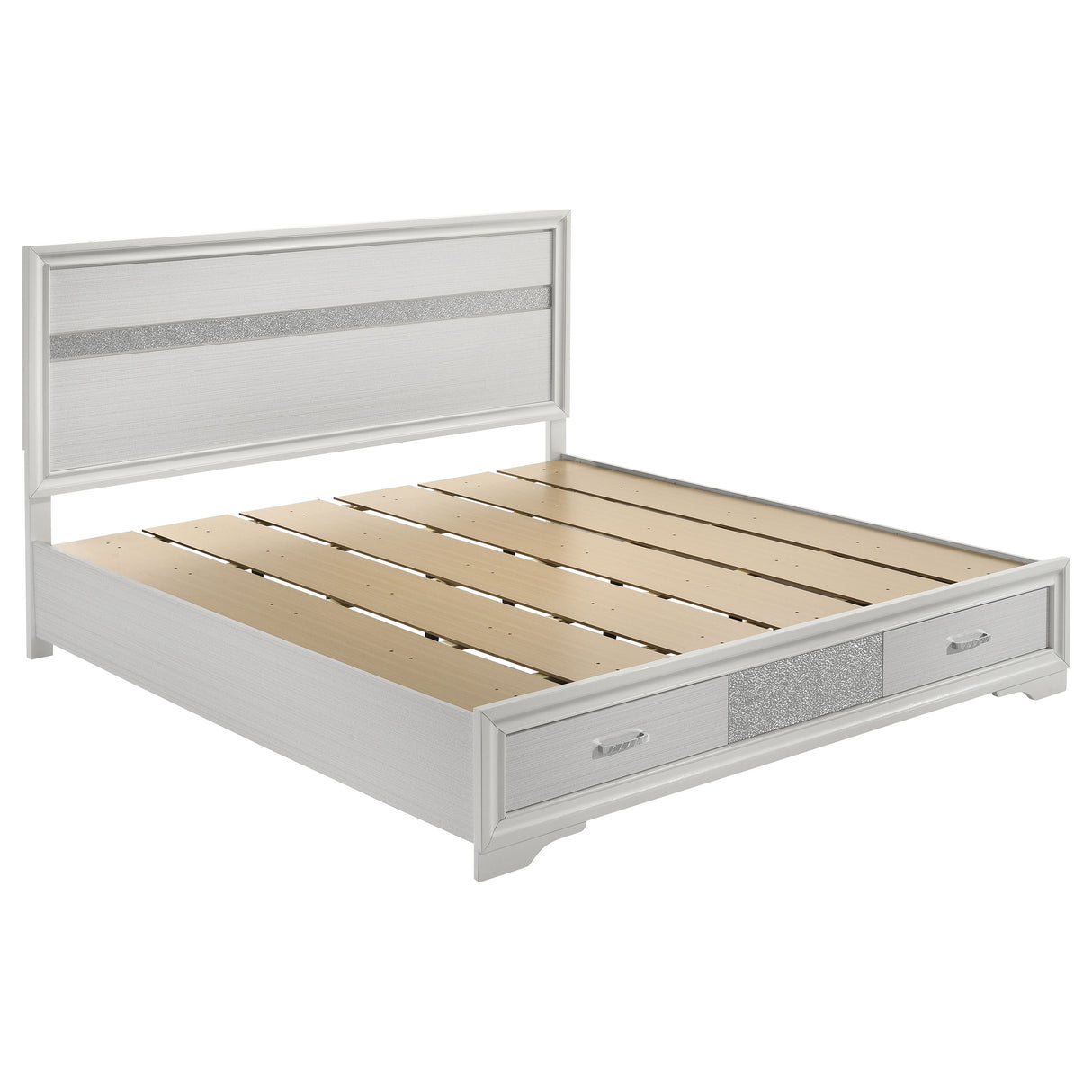 Miranda Panel Platform Storage Bed - Furniture World