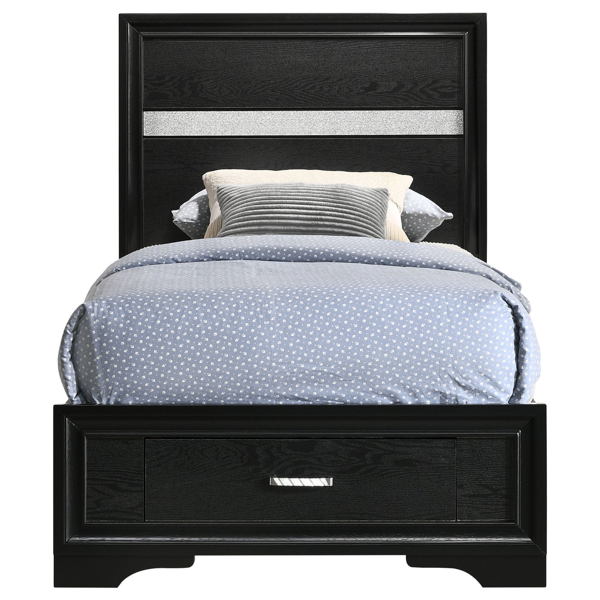 Miranda Panel Platform Storage Bed - Furniture World