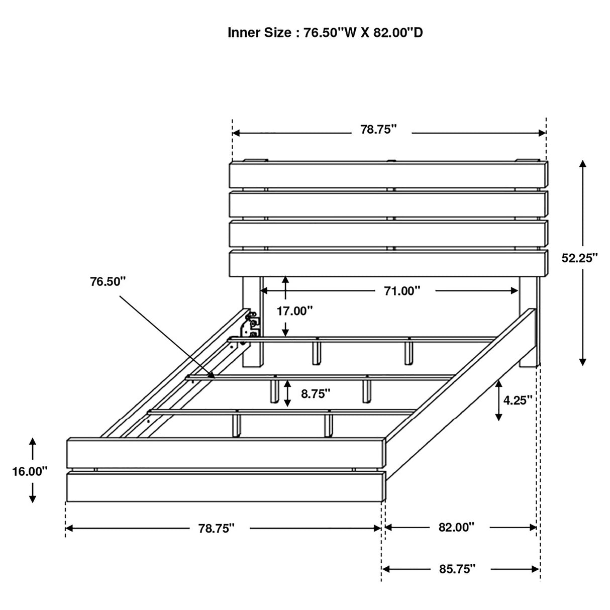 Brantford Panel Bed - Furniture World