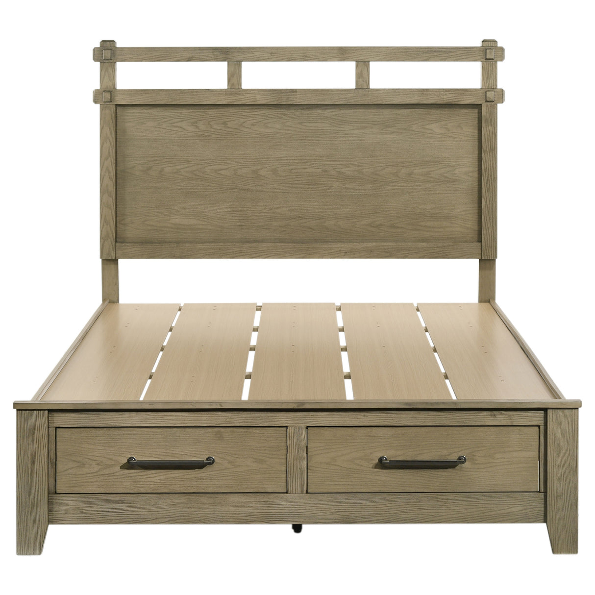Hazlewood Panel Platform Storage Bed - Furniture World