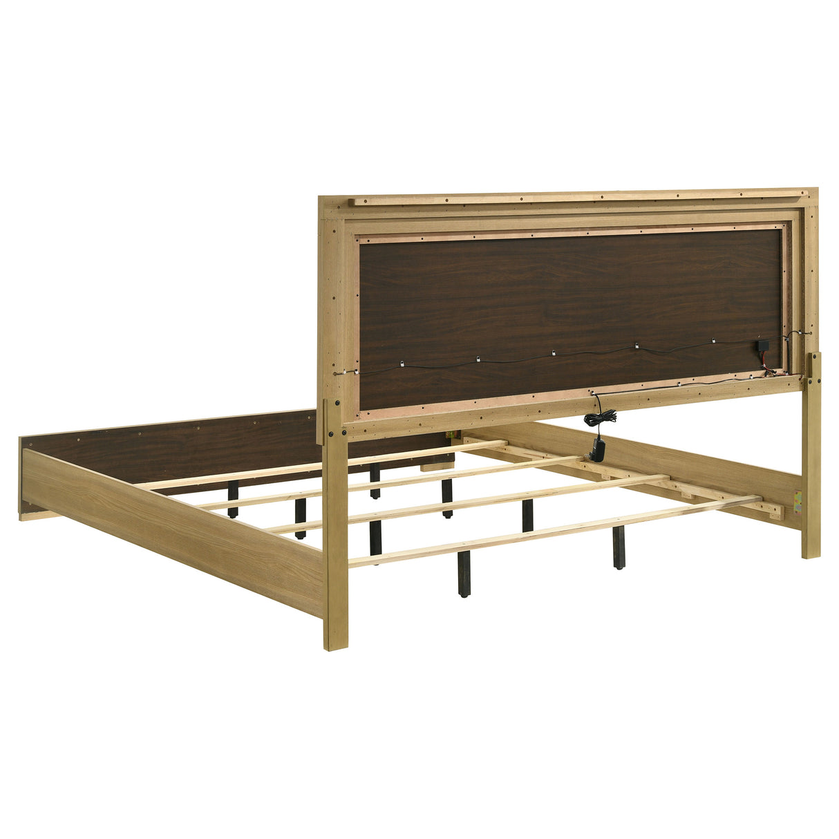 Hyland Panel Bed with LED Lighting - Furniture World