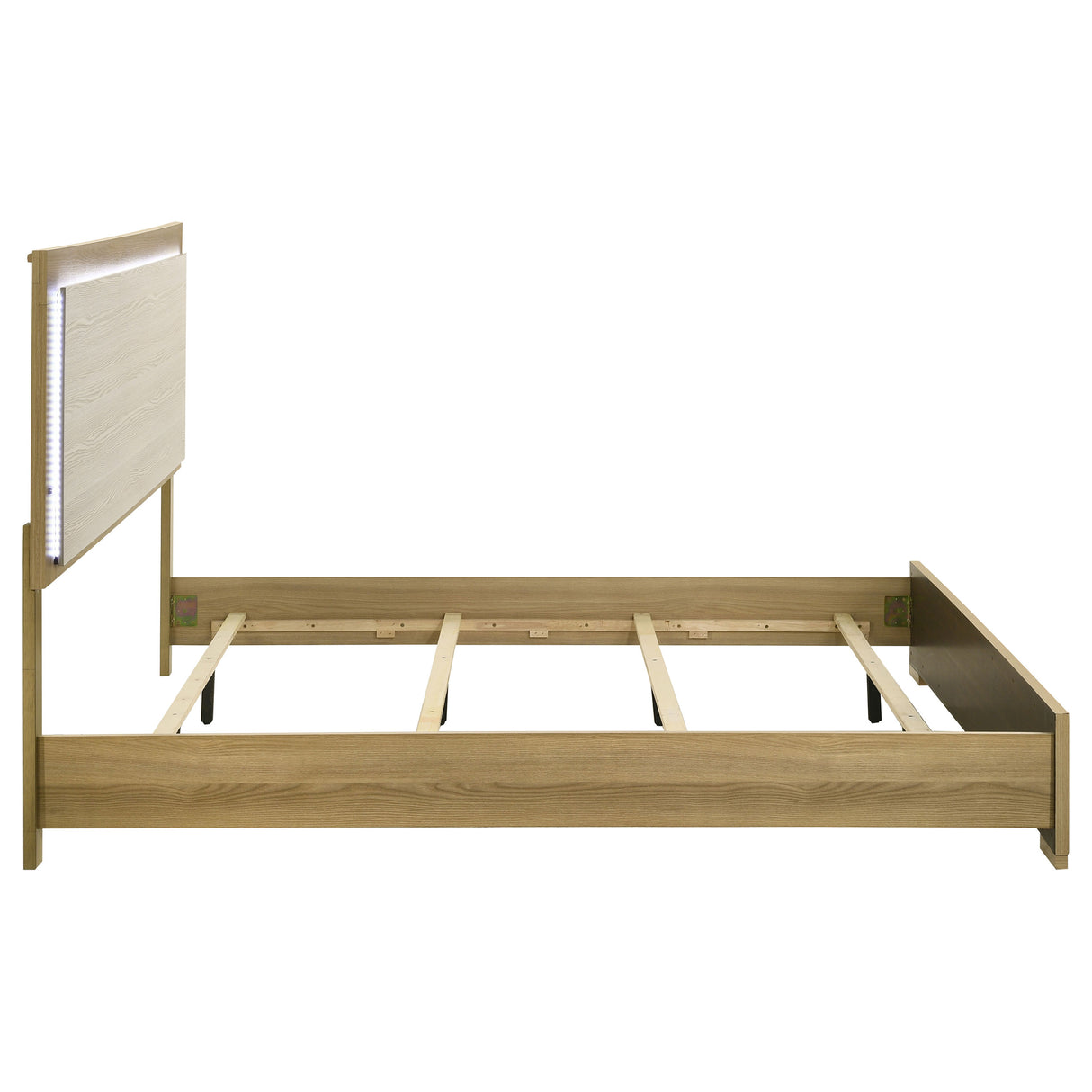Hyland Panel Bed with LED Lighting - Furniture World