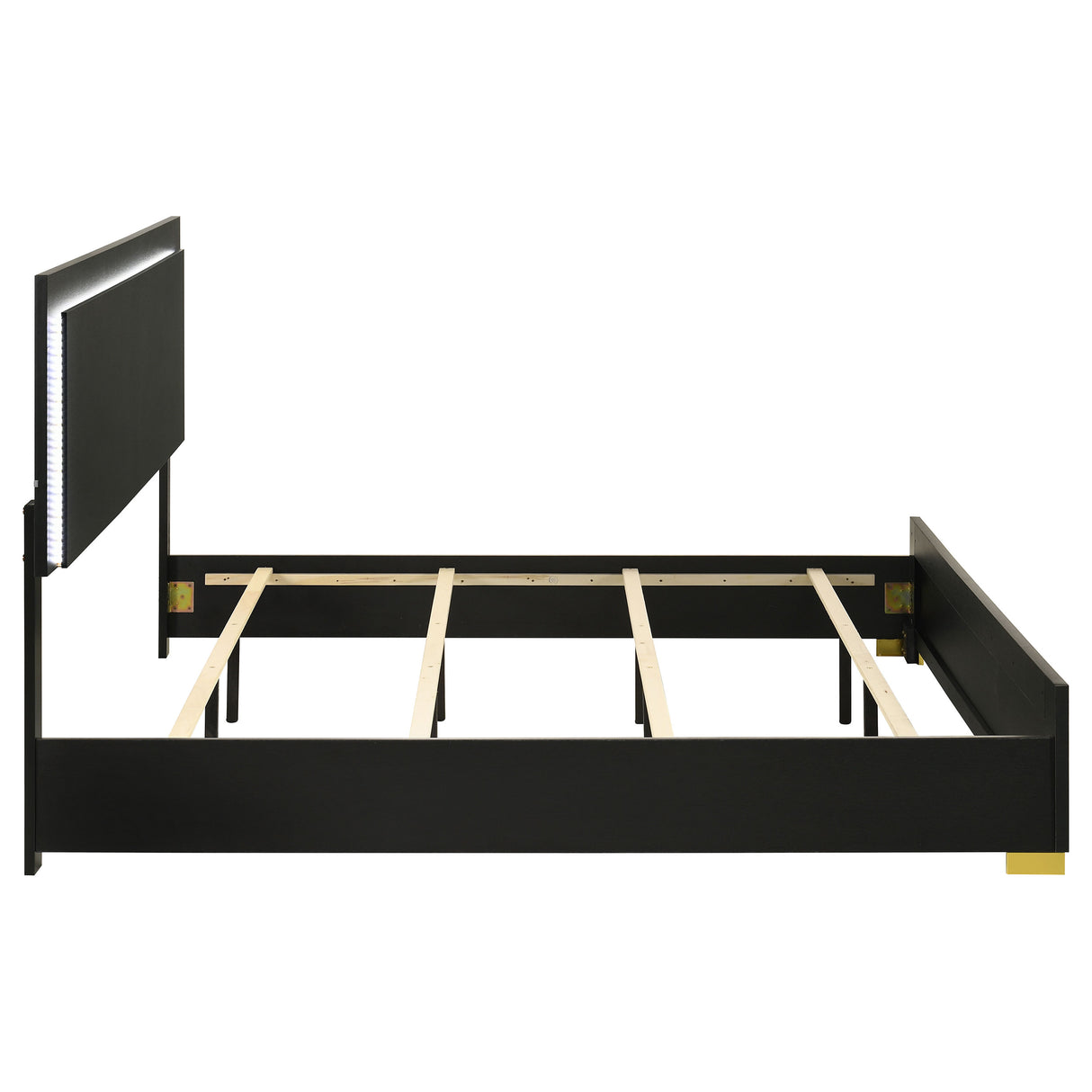 Marceline Panel Bed with LED Lighting - Furniture World