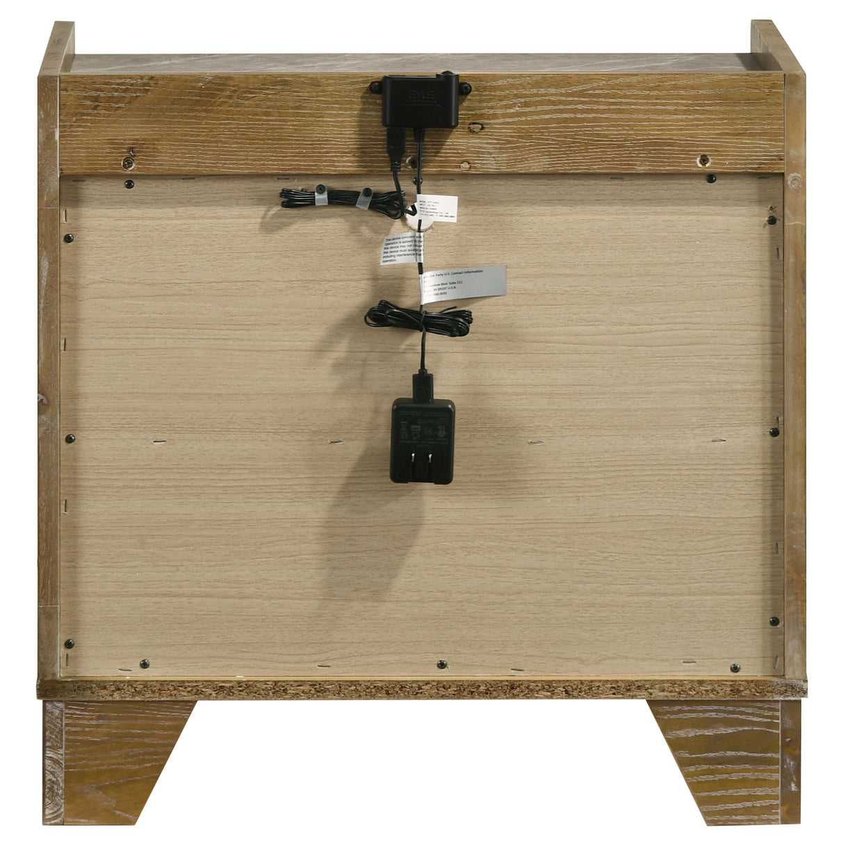Henderson Nightstand with LED Lighting - Furniture World