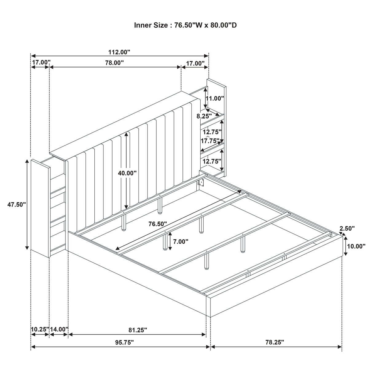 Arielle Bookcase Bed - Furniture World