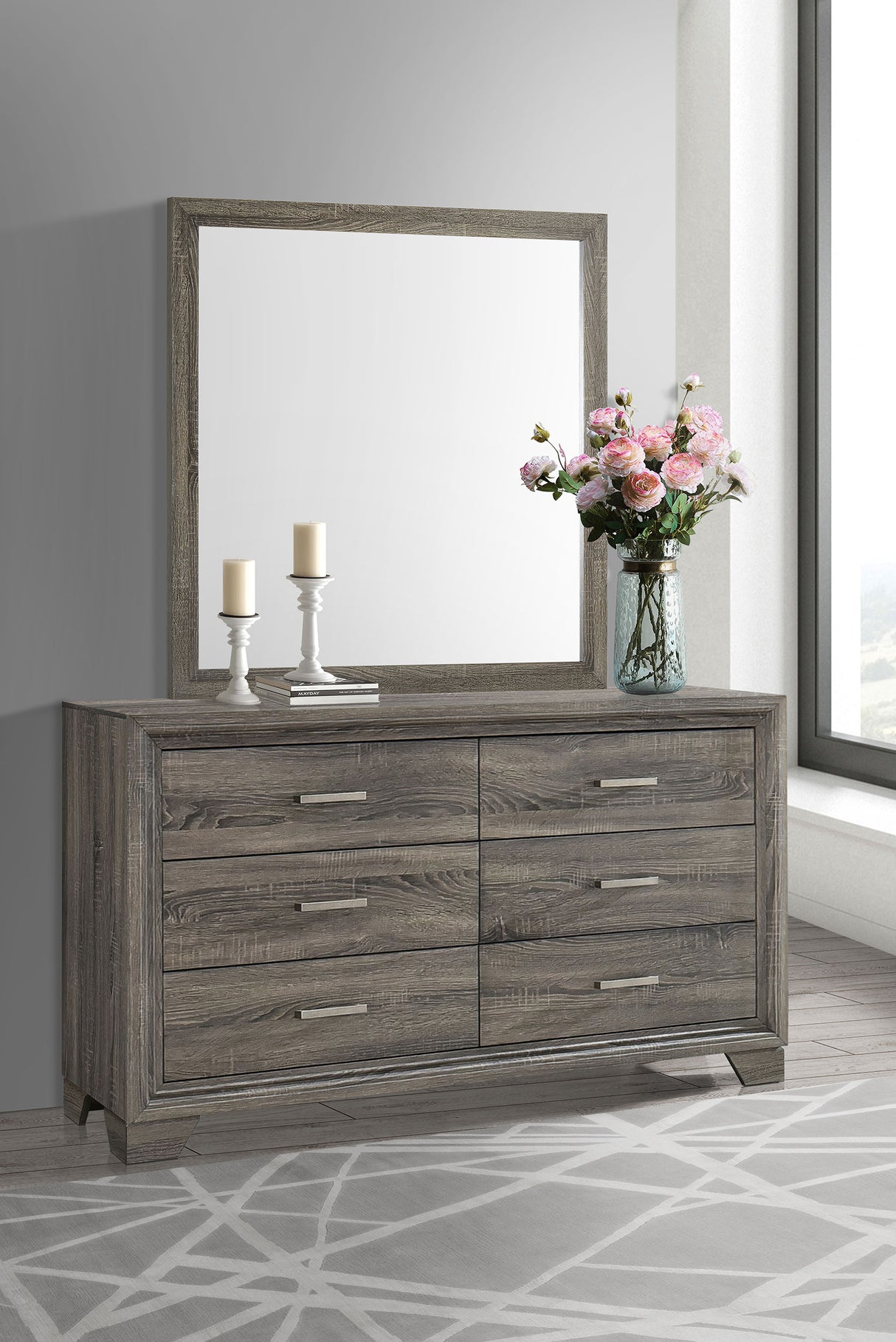 Wright Dresser with Mirror - Furniture World