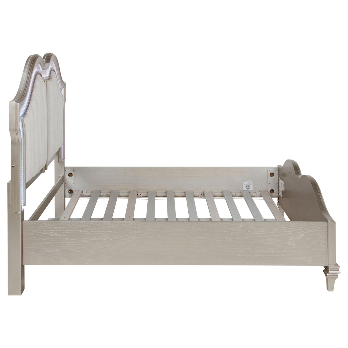 Evangeline Panel Bed with LED Lighting - Furniture World