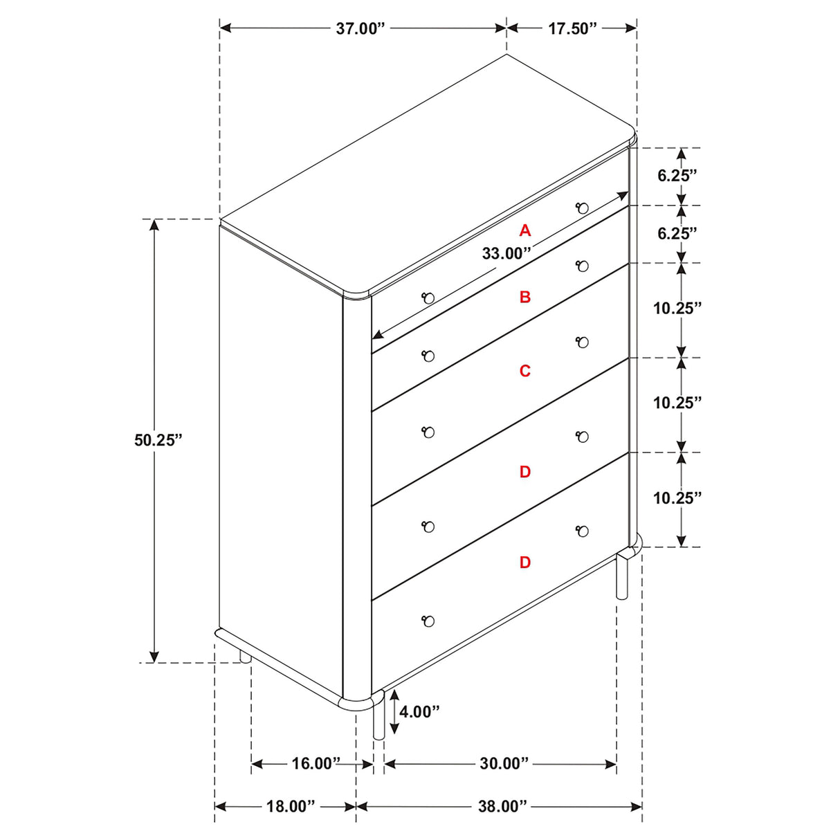 Arini Chest of Drawers