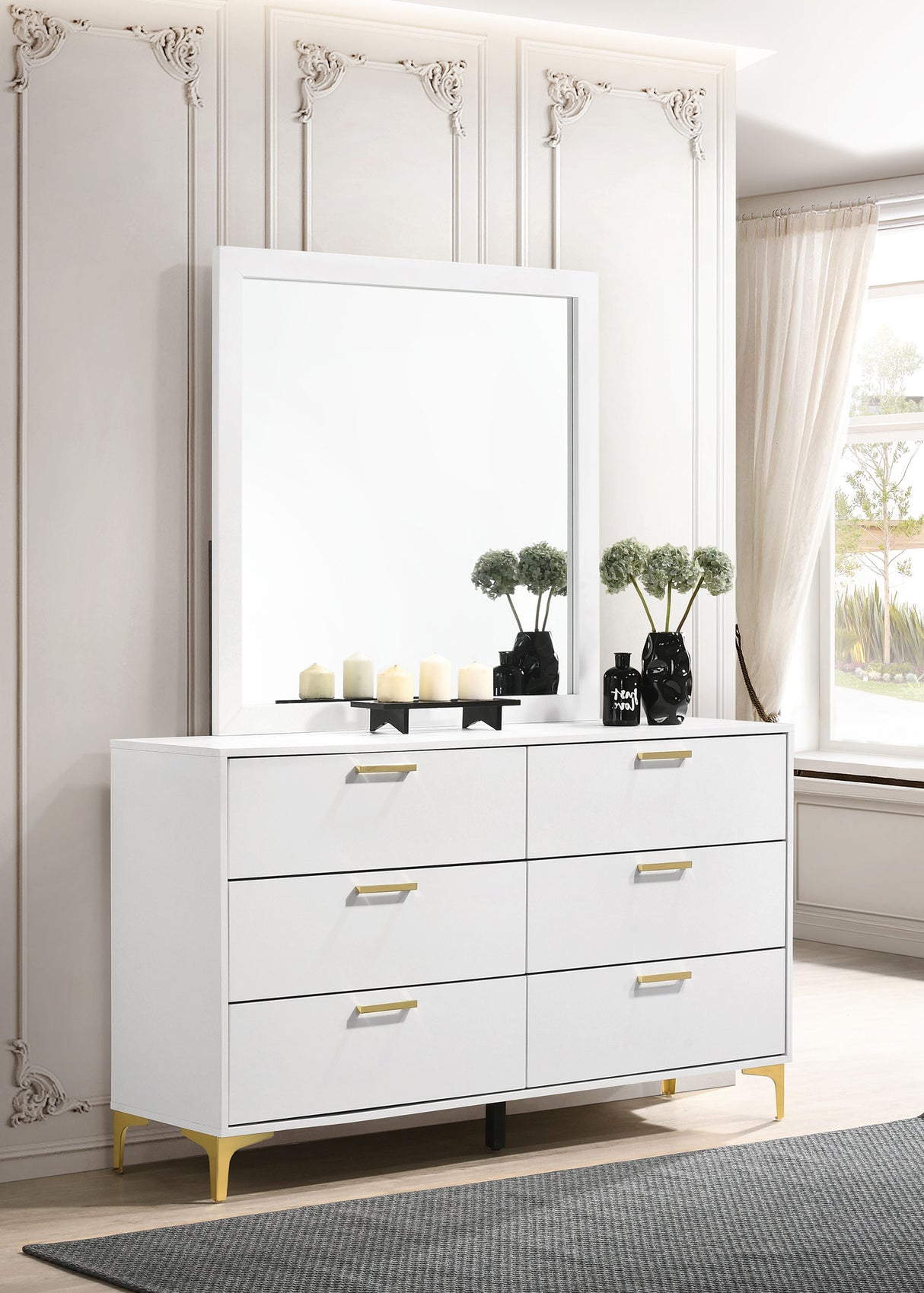 Kendall Dresser with Mirror - Furniture World