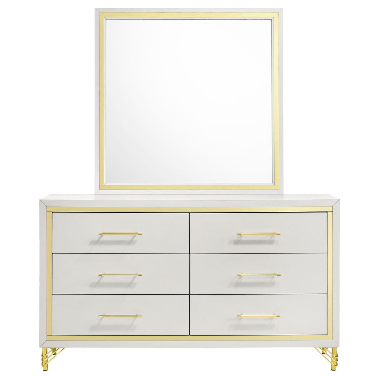 Lucia Dresser with Mirror - Furniture World