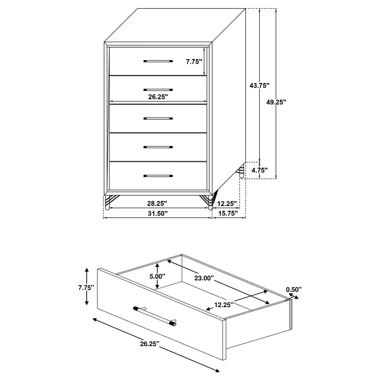 Lucia Chest of Drawers - Furniture World