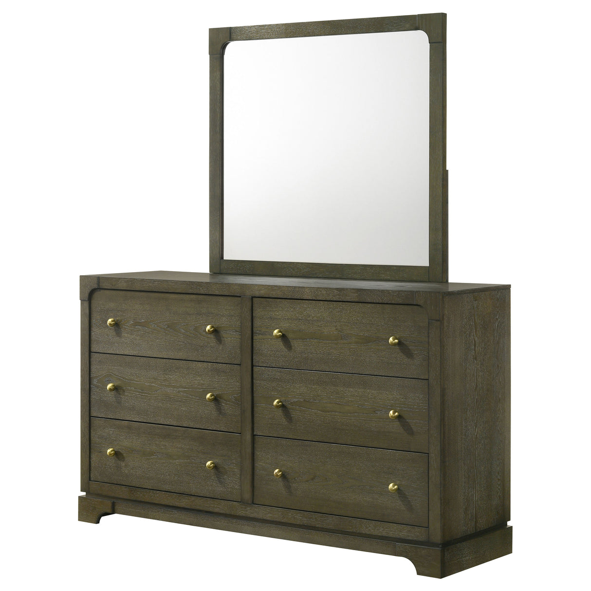Gran Park Dresser with Mirror - Furniture World