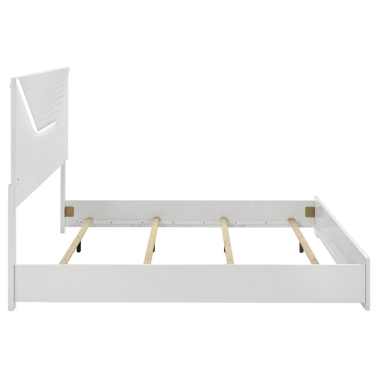 Ives Panel Bed with LED Lighting - Furniture World