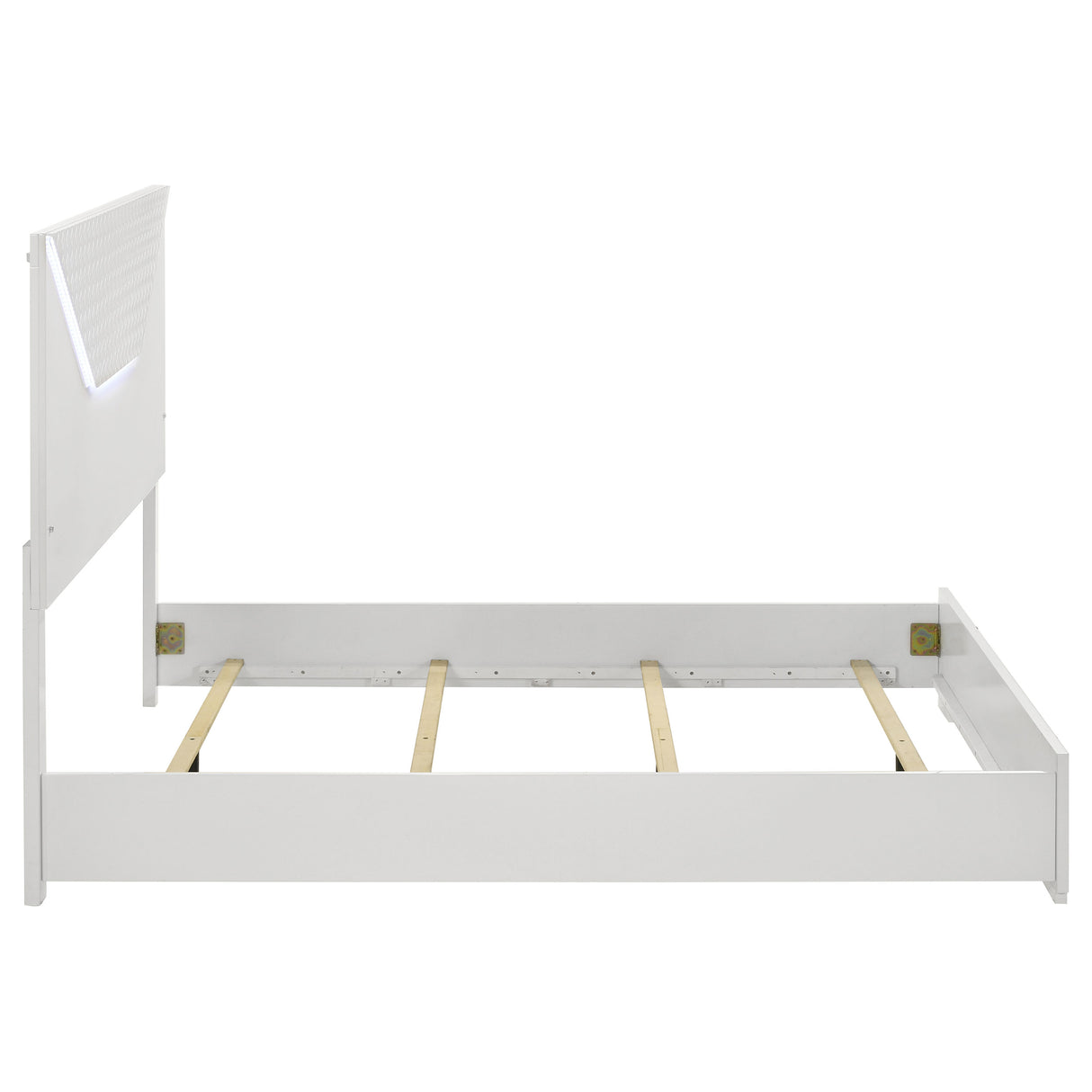 Ives Panel Bed with LED Lighting - Furniture World