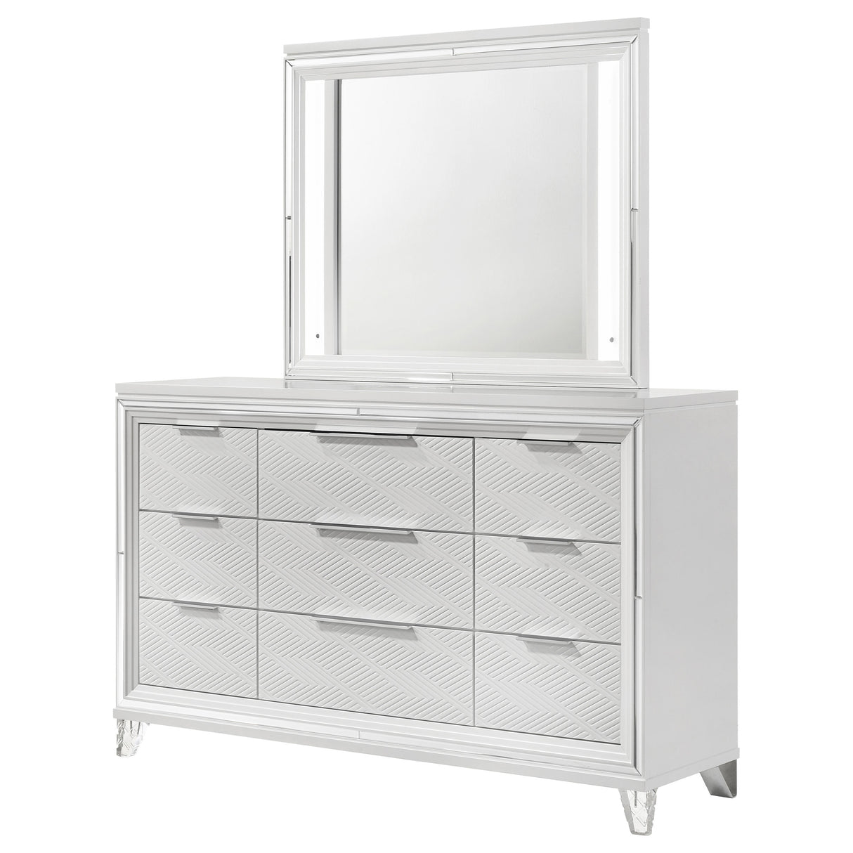 Marmore Dresser with Mirror - Furniture World