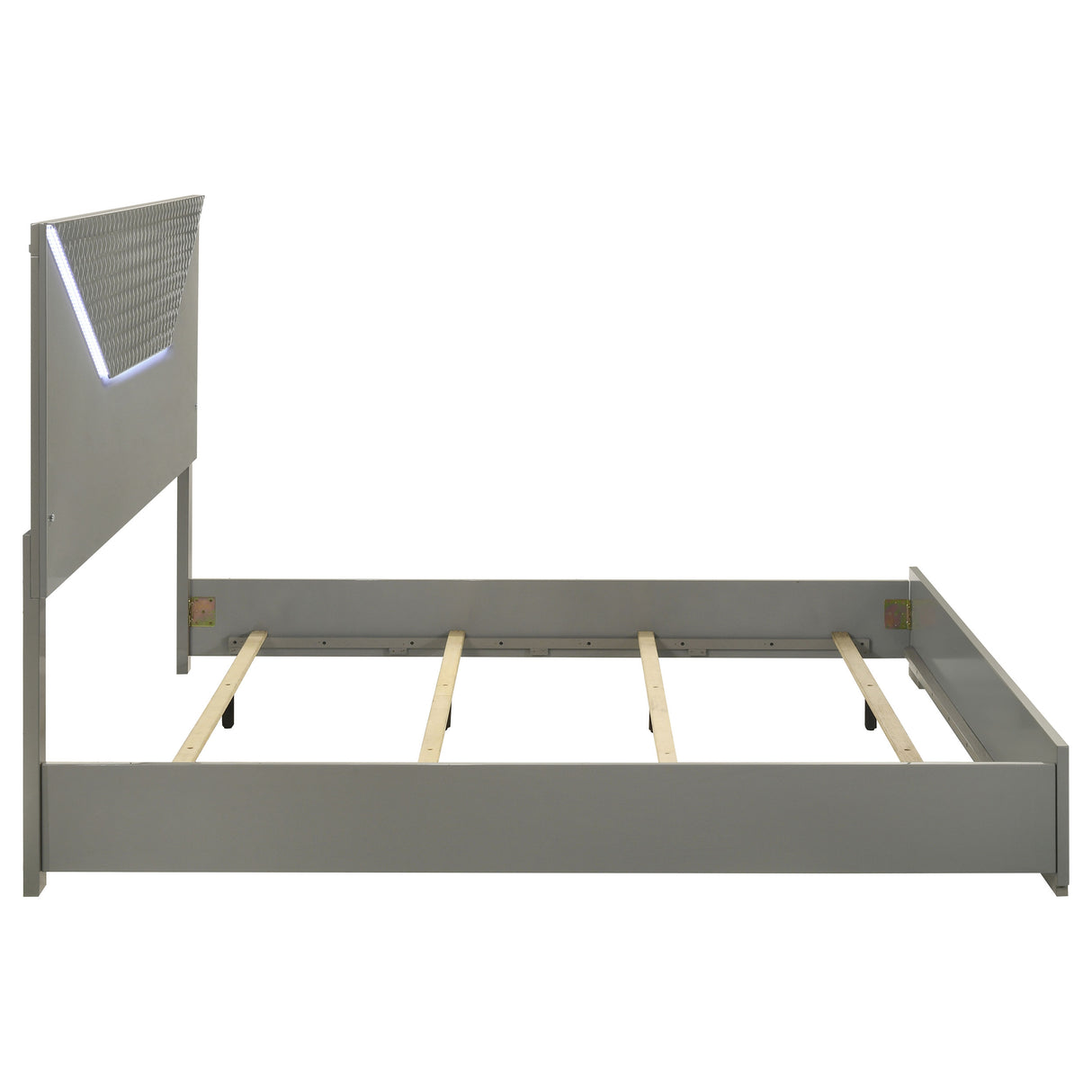 Ives Panel Bed with LED Lighting - Furniture World