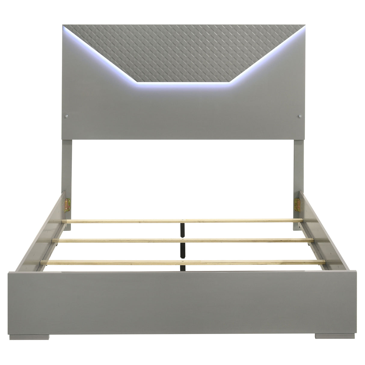 Ives Panel Bed with LED Lighting - Furniture World