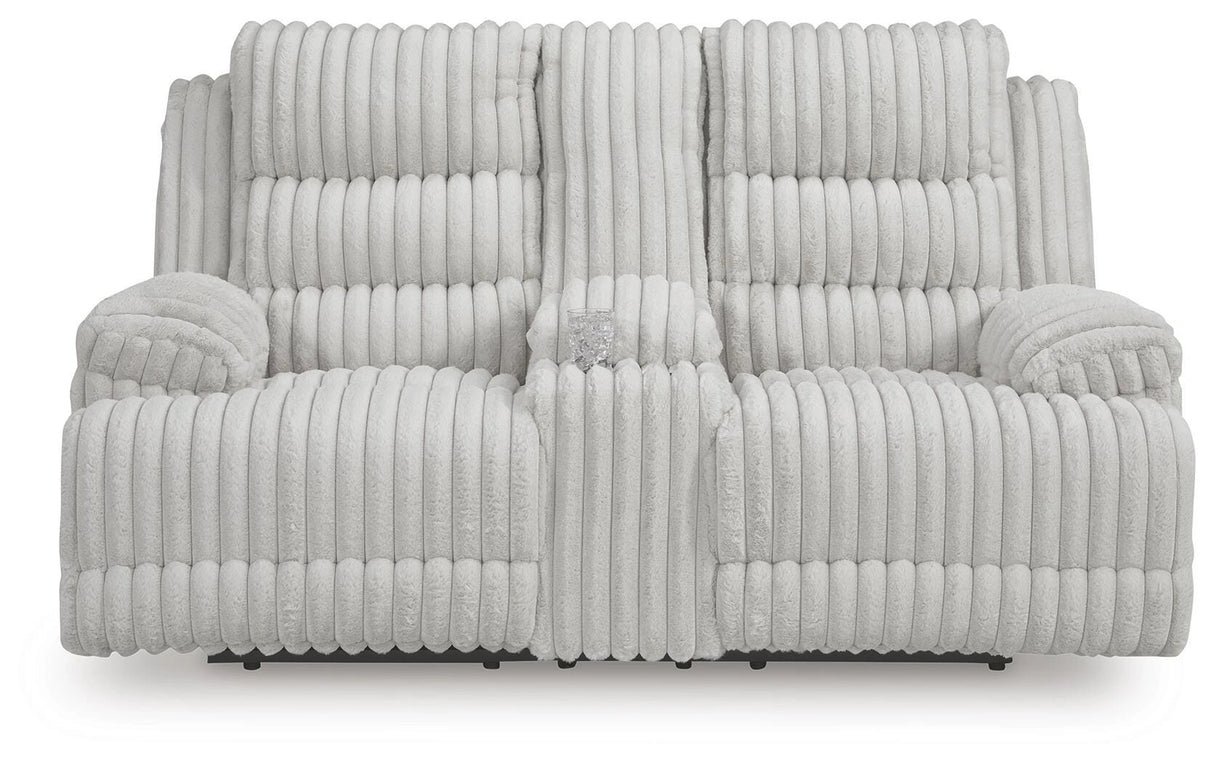 Rhines Falls Power Reclining Loveseat with Console
