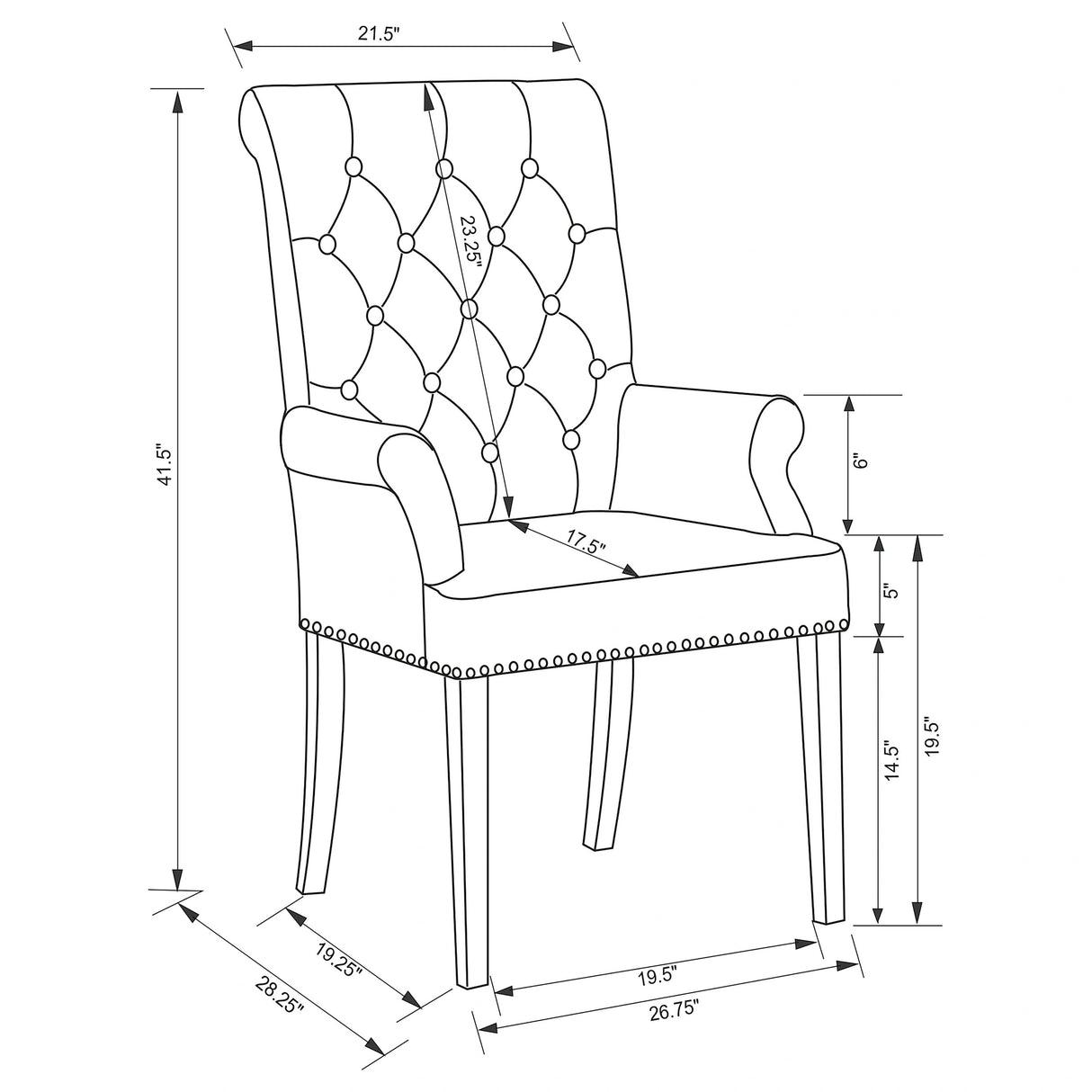 Alana Dining Arm Chair