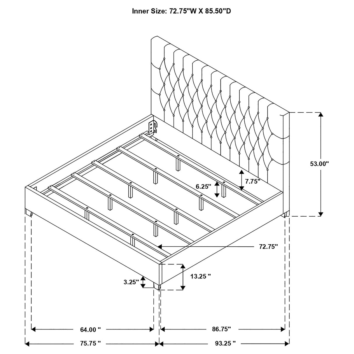 Chloe Panel Bed - Furniture World