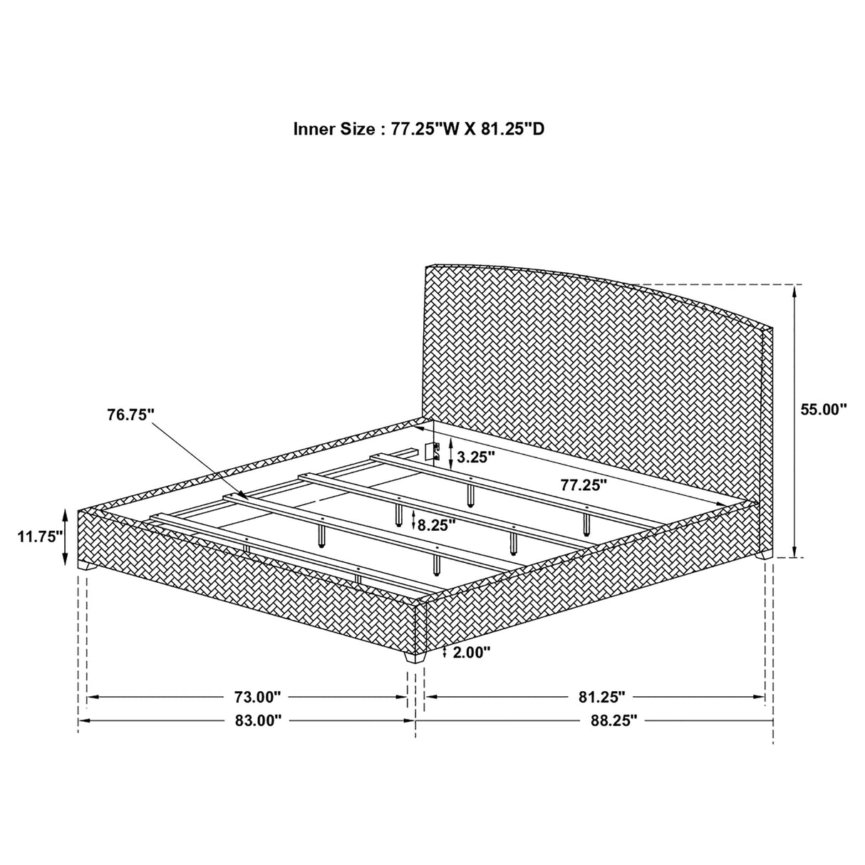 Laughton Panel Bed - Furniture World
