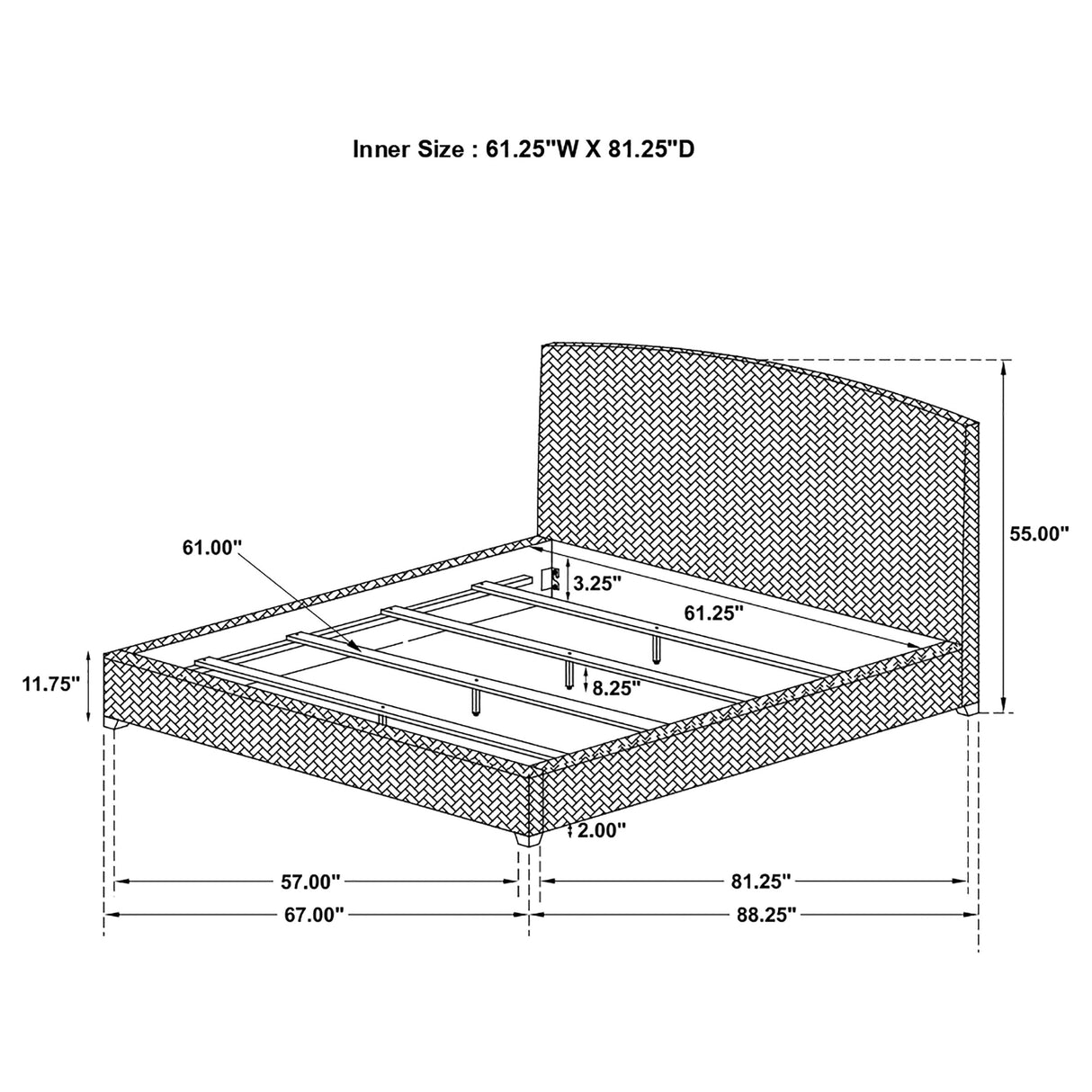 Laughton Panel Bed - Furniture World