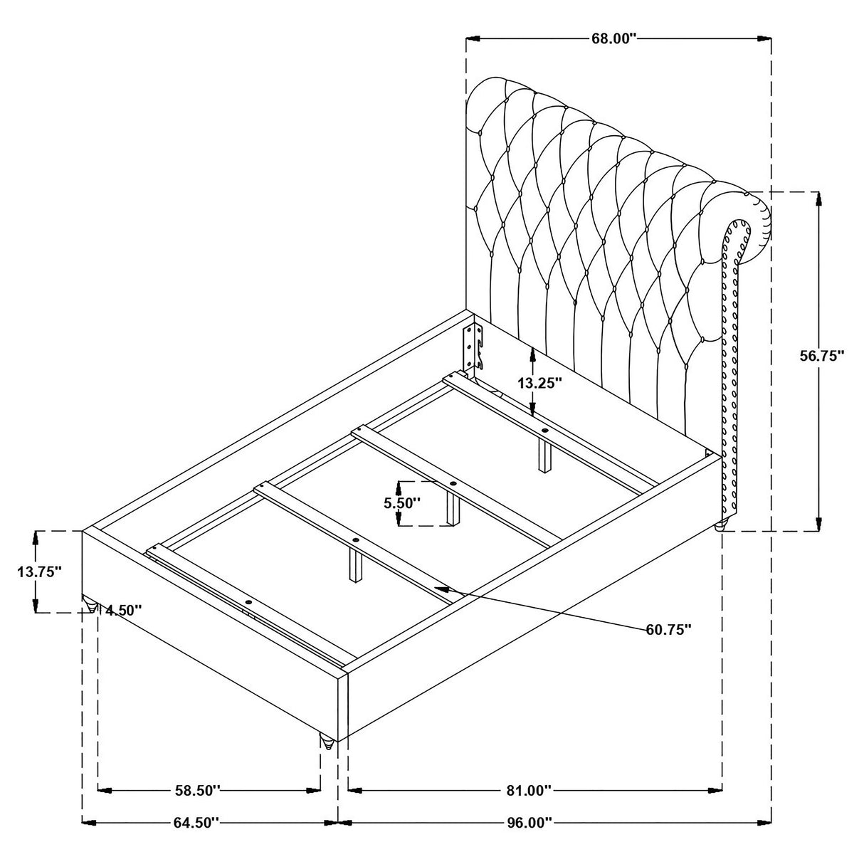 Devon Panel Bed - Furniture World
