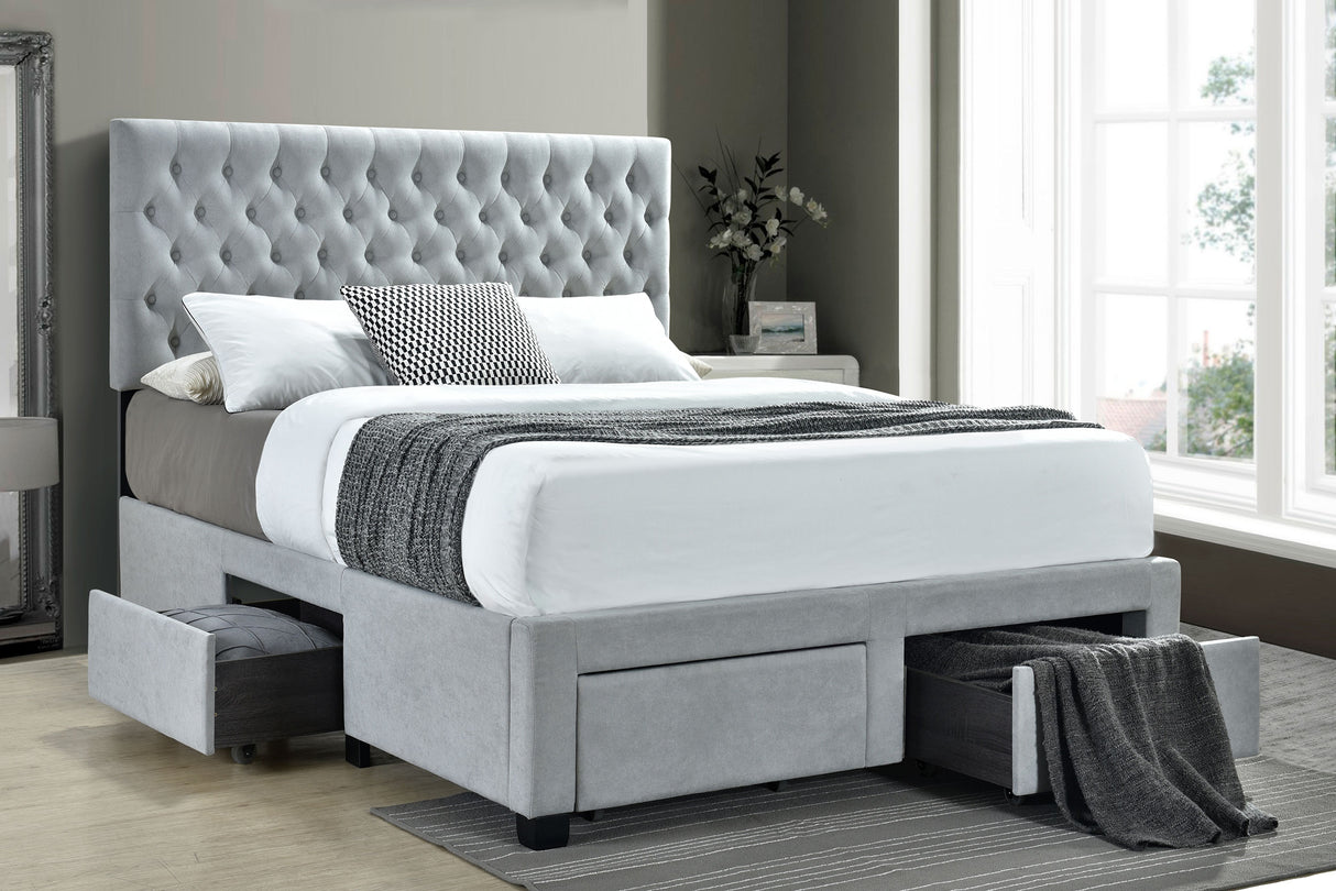 Soledad Panel Platform Storage Bed - Furniture World