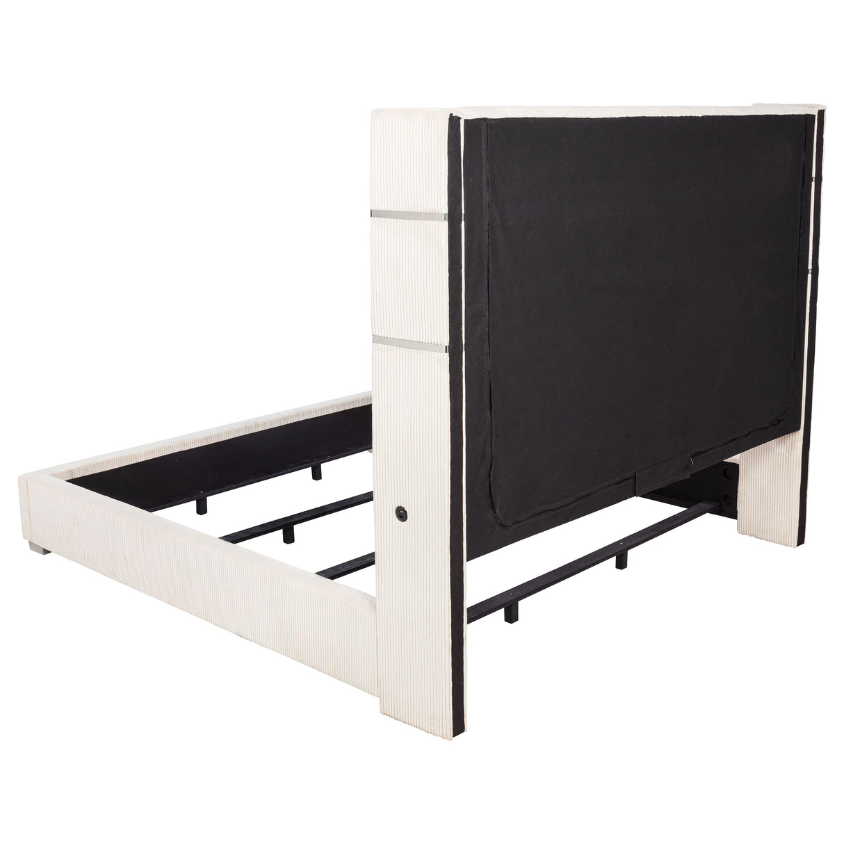 Tisdall Wingback Bed with Flame Visualizer - Furniture World