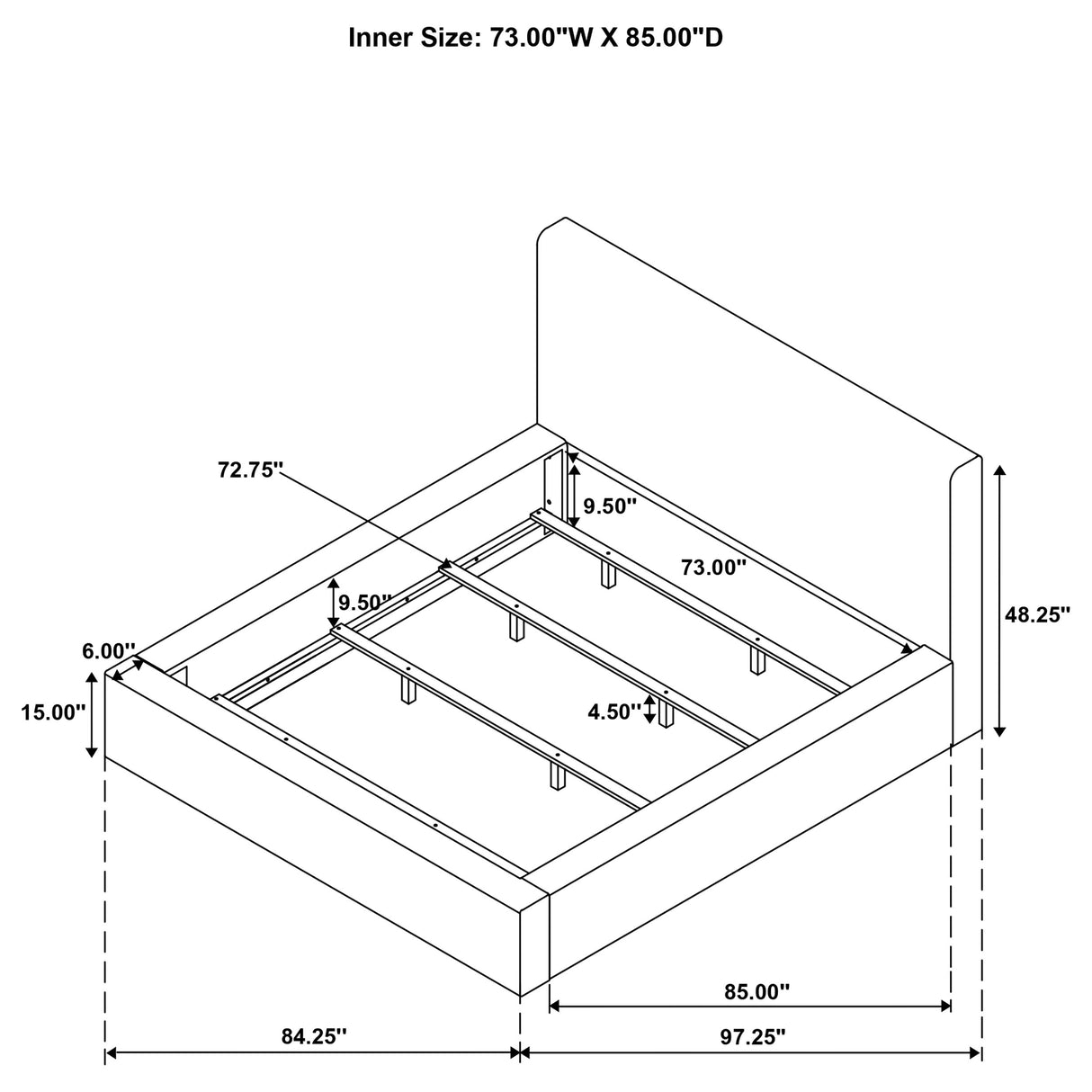 Rebecca Panel Bed - Furniture World