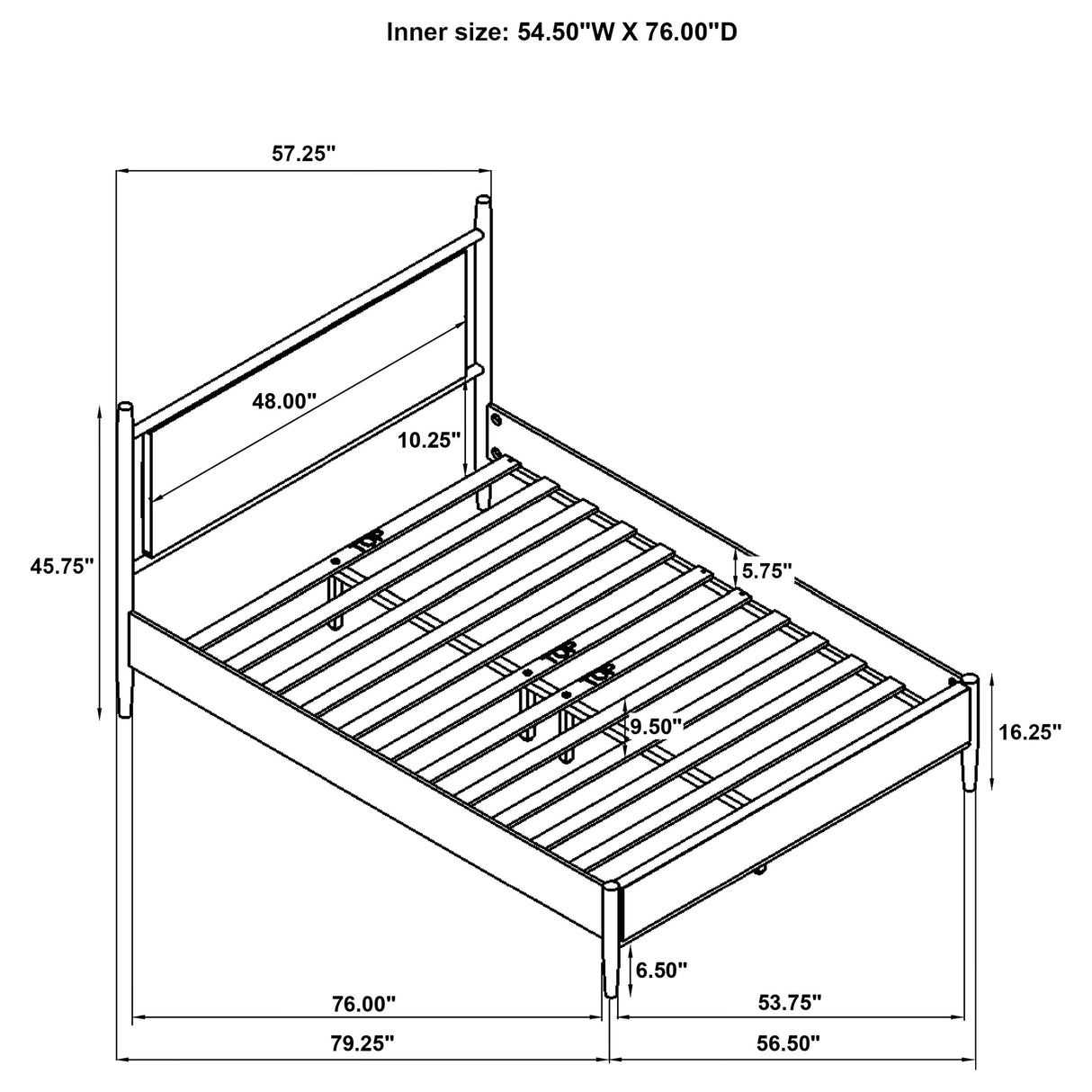 Mason Panel Platform Bed - Furniture World