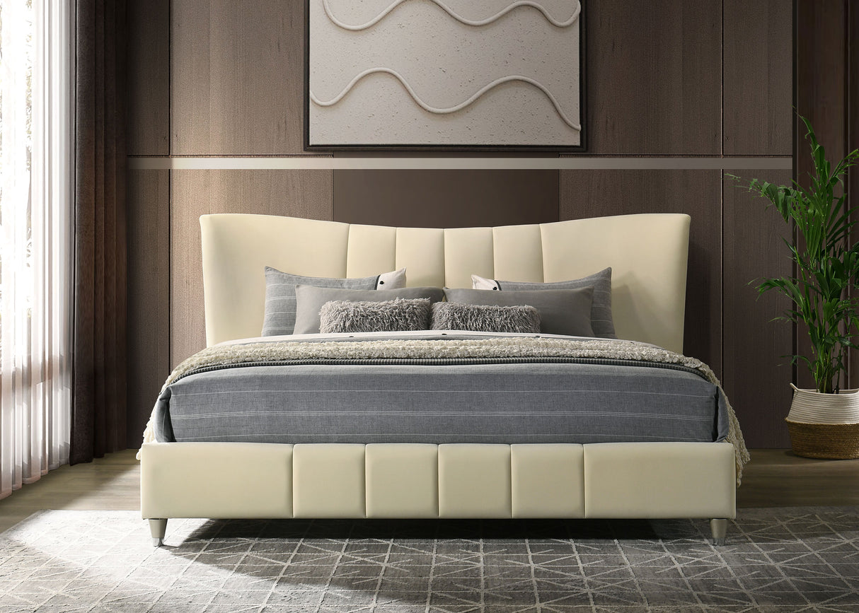 Evelyn Panel Platform Bed - Furniture World